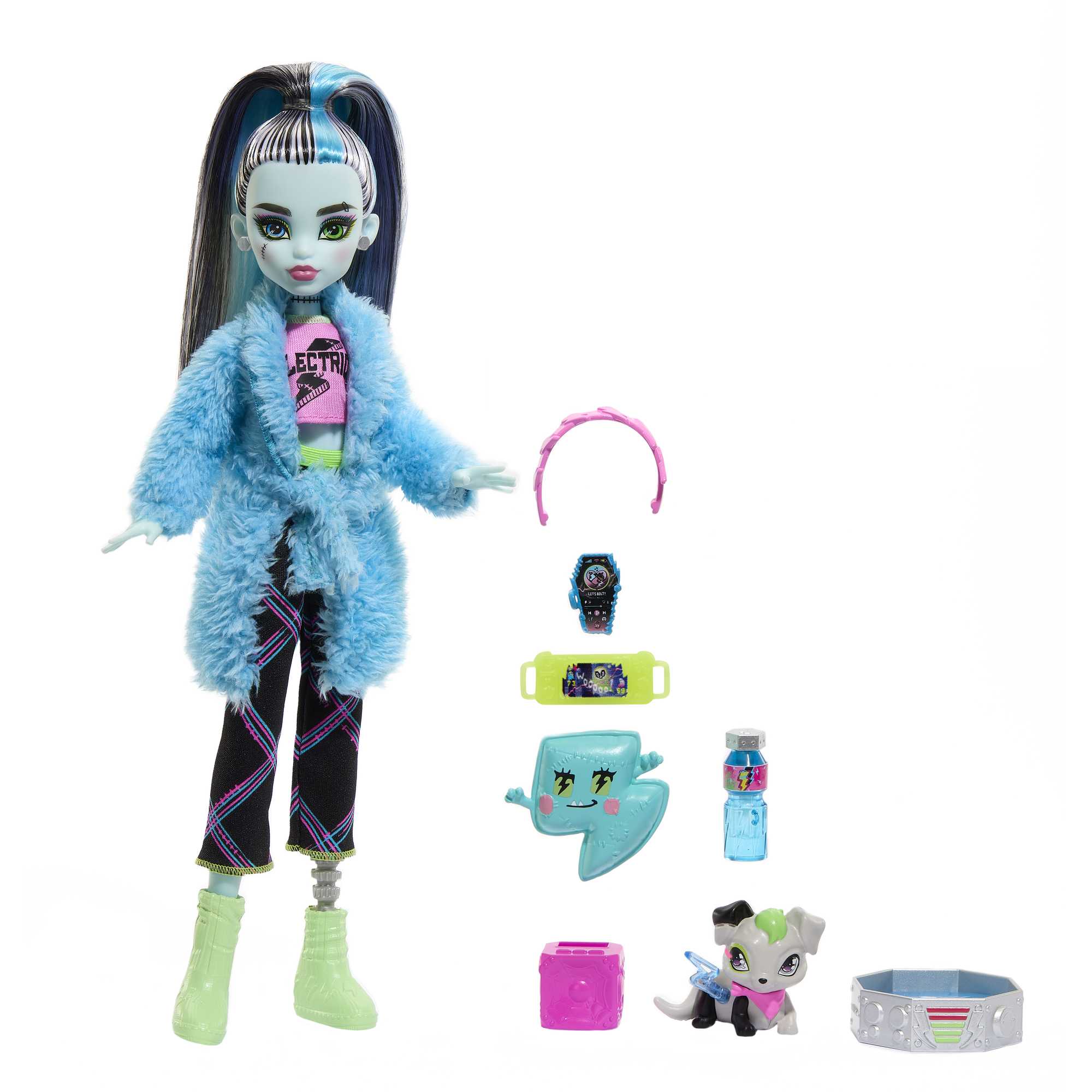 Monster High-Coffret Soirée Pyjama Frankie Stein-Poupée Et Accessoires - Image 4