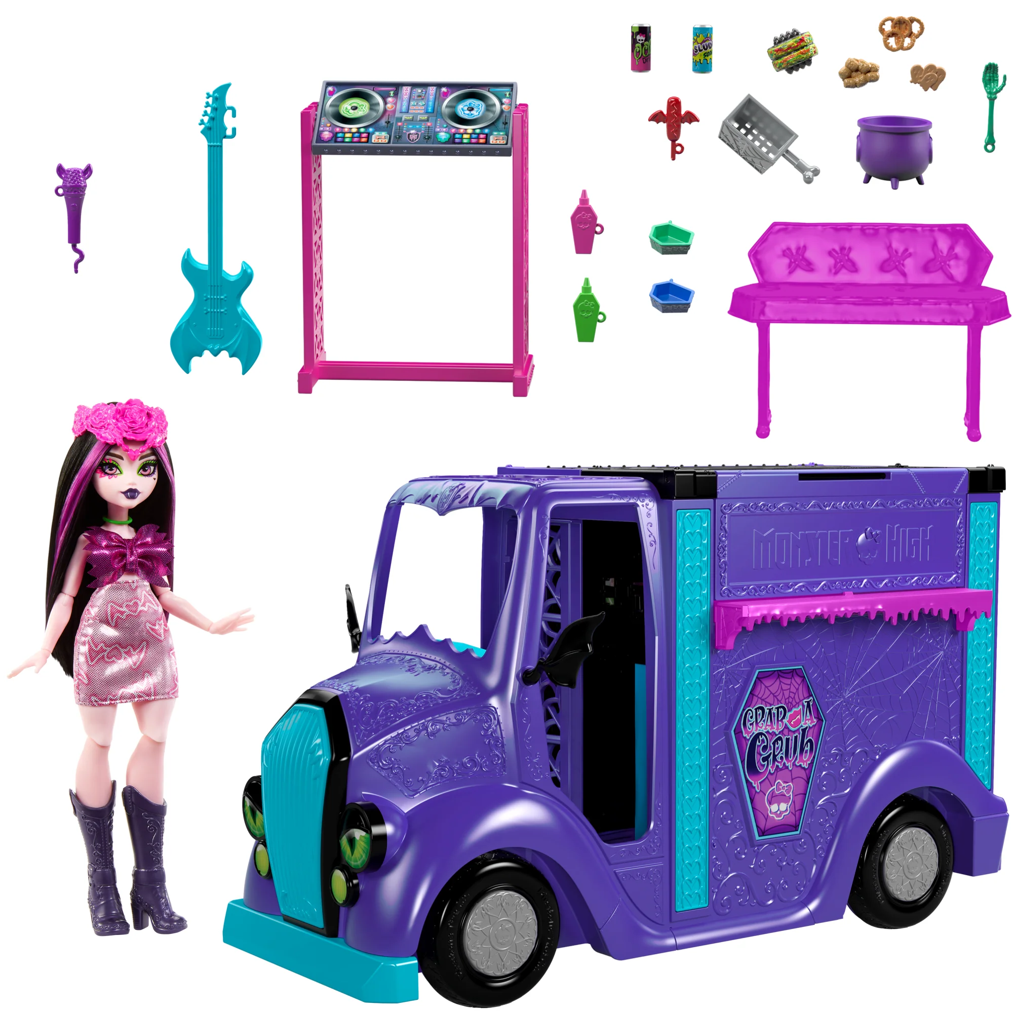 Monster High-Tour Bus Rock Sang-Sationnel-Coffret Avec Poupée Et Bus - Image 4