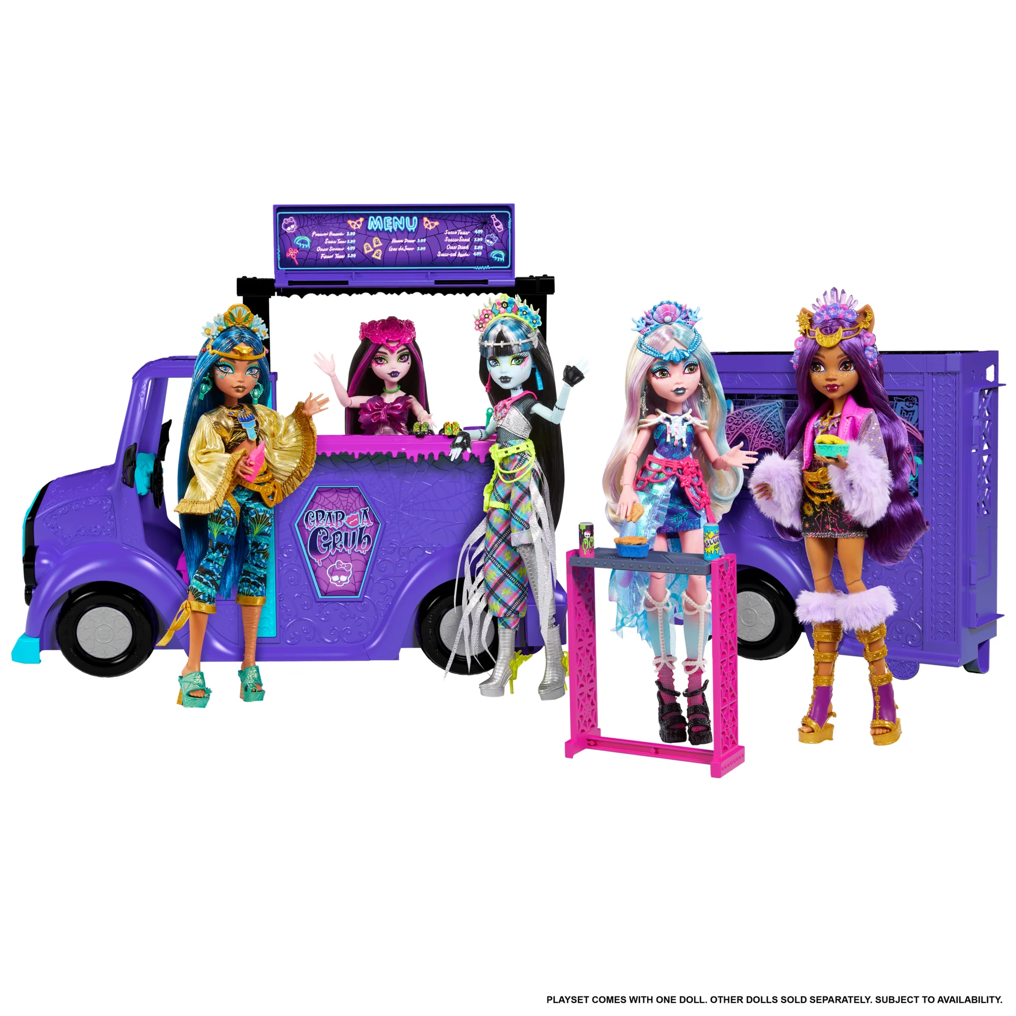 Monster High-Tour Bus Rock Sang-Sationnel-Coffret Avec Poupée Et Bus - Image 5