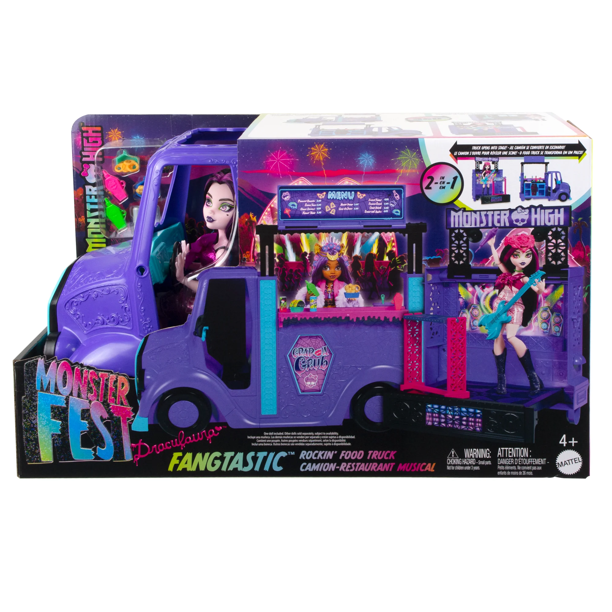 Monster High-Tour Bus Rock Sang-Sationnel-Coffret Avec Poupée Et Bus - Image 6
