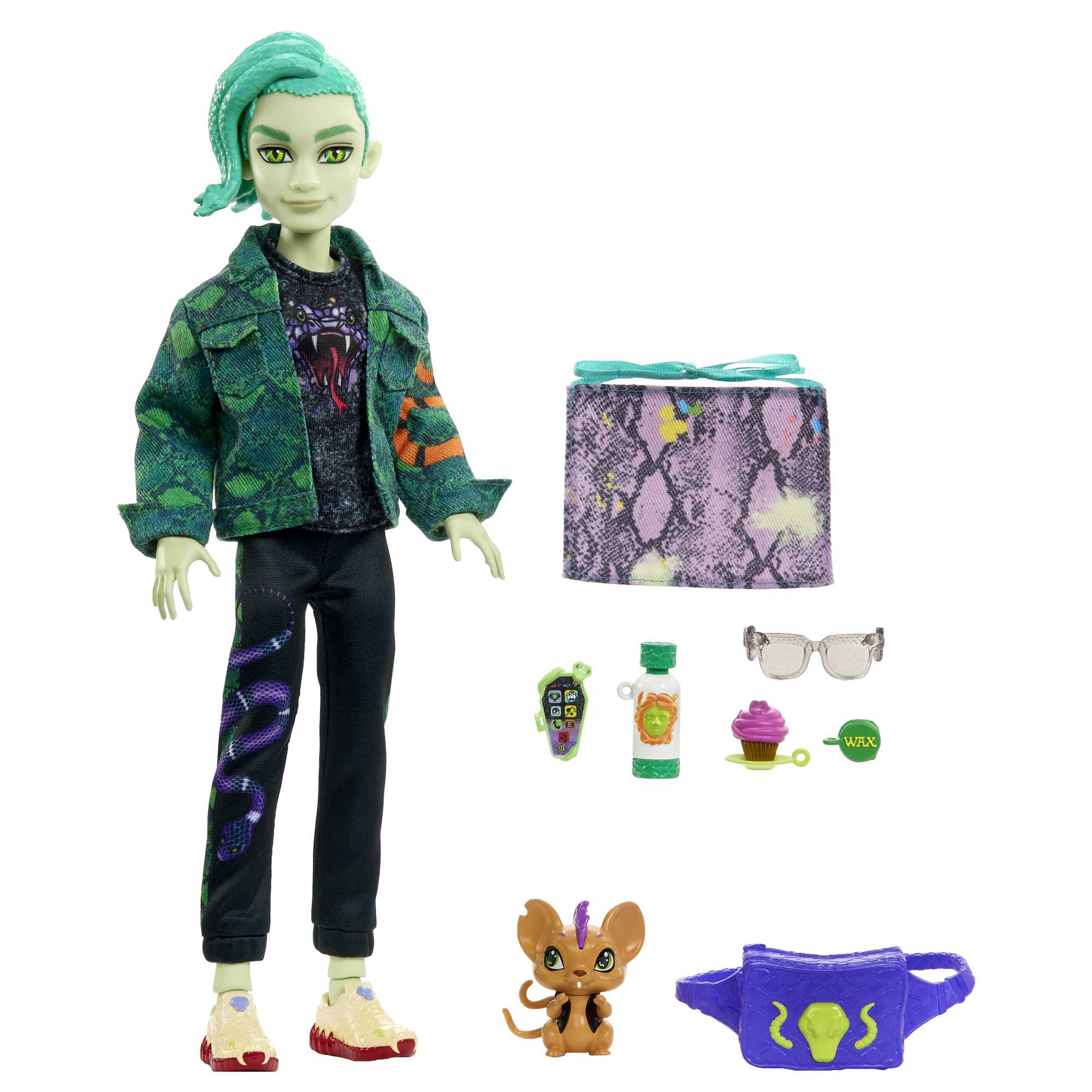 Monster High Deuce Gorgon Doll With Pet And Accessories - Image 5