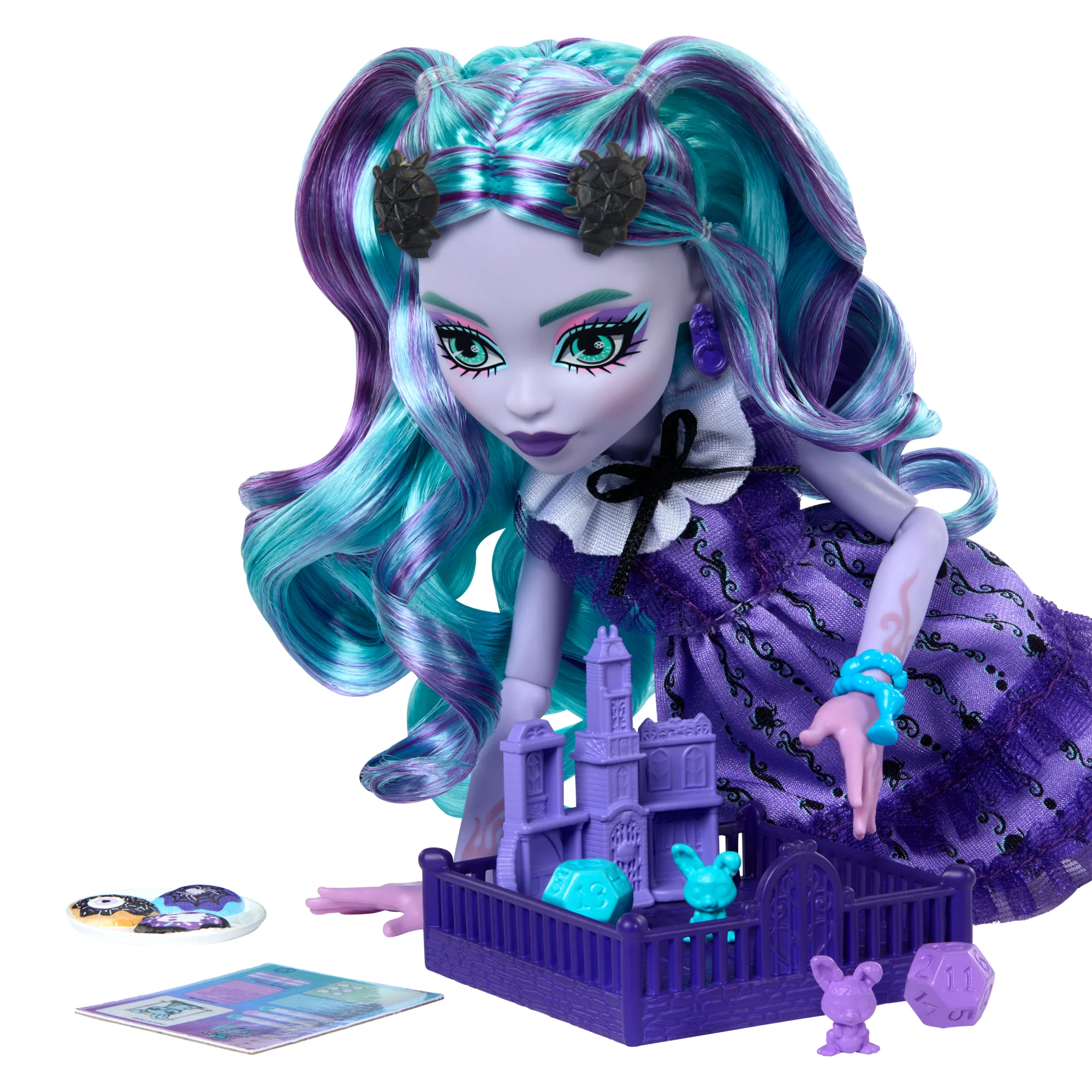 Muñeca De Moda Twyla Y Diario Monstruoso De Monster High Con Accesorios De Chaqueta Universitaria, Anuario Y Juegos - Image 3