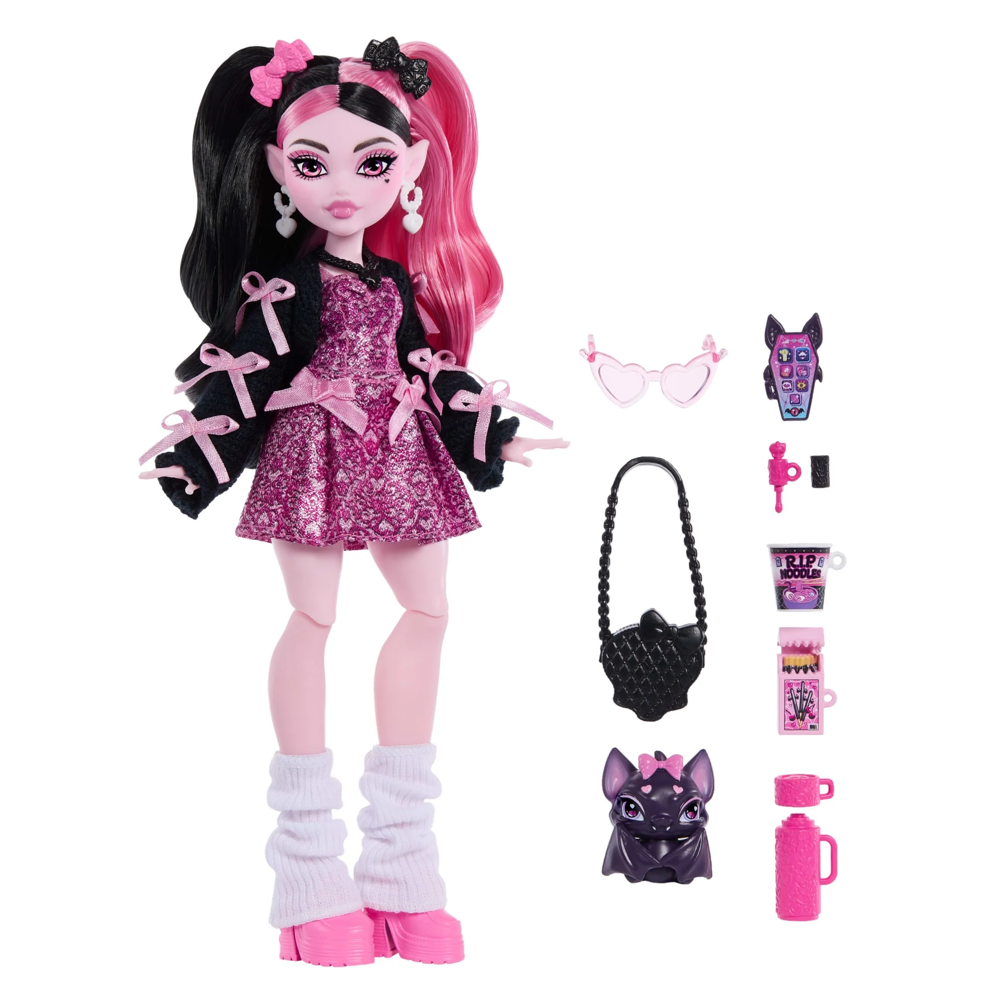 Monster High-Draculaura-Poupée Mode Avec Accessoires - Image 5