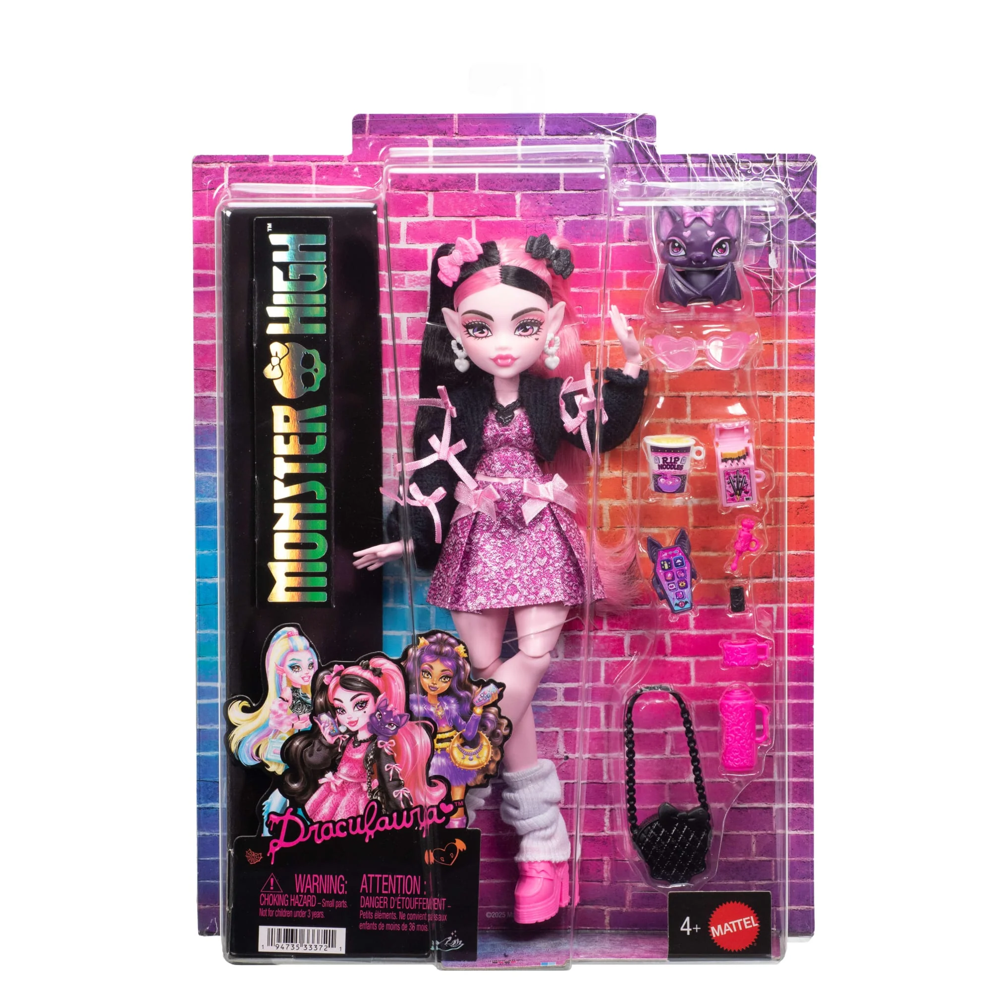 Monster High-Draculaura-Poupée Mode Avec Accessoires - Image 6