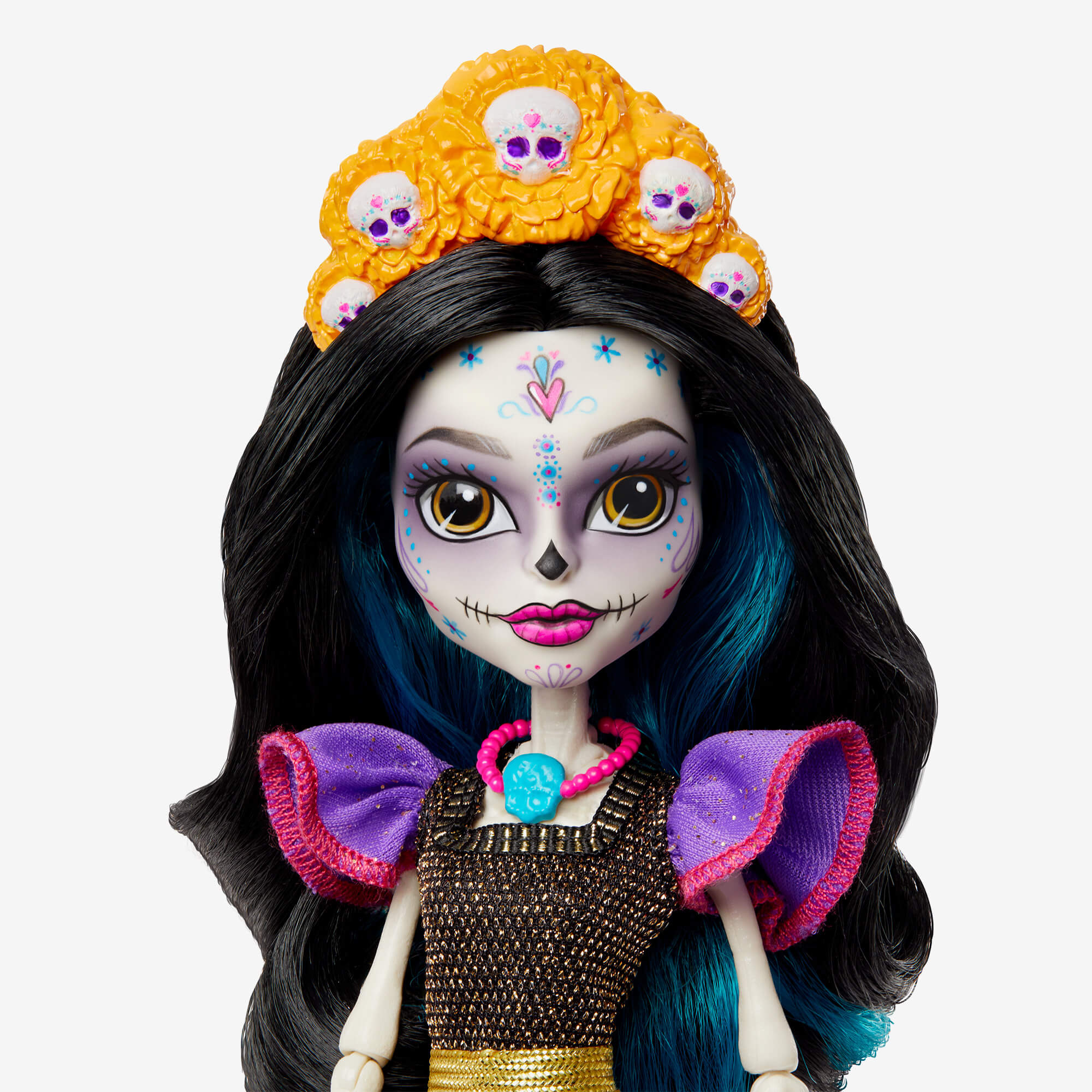 Monster High – Fêtes De Fin D’Année – Poupée Día De Muertos Skelita Calaveras - Image 3