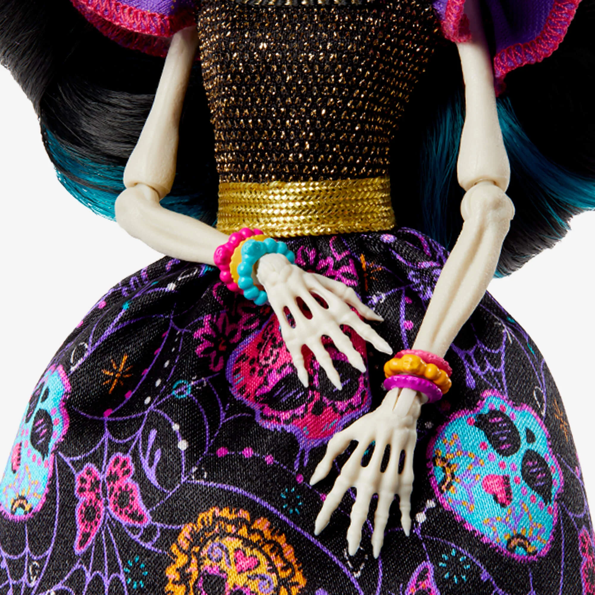Monster High – Fêtes De Fin D’Année – Poupée Día De Muertos Skelita Calaveras - Image 4