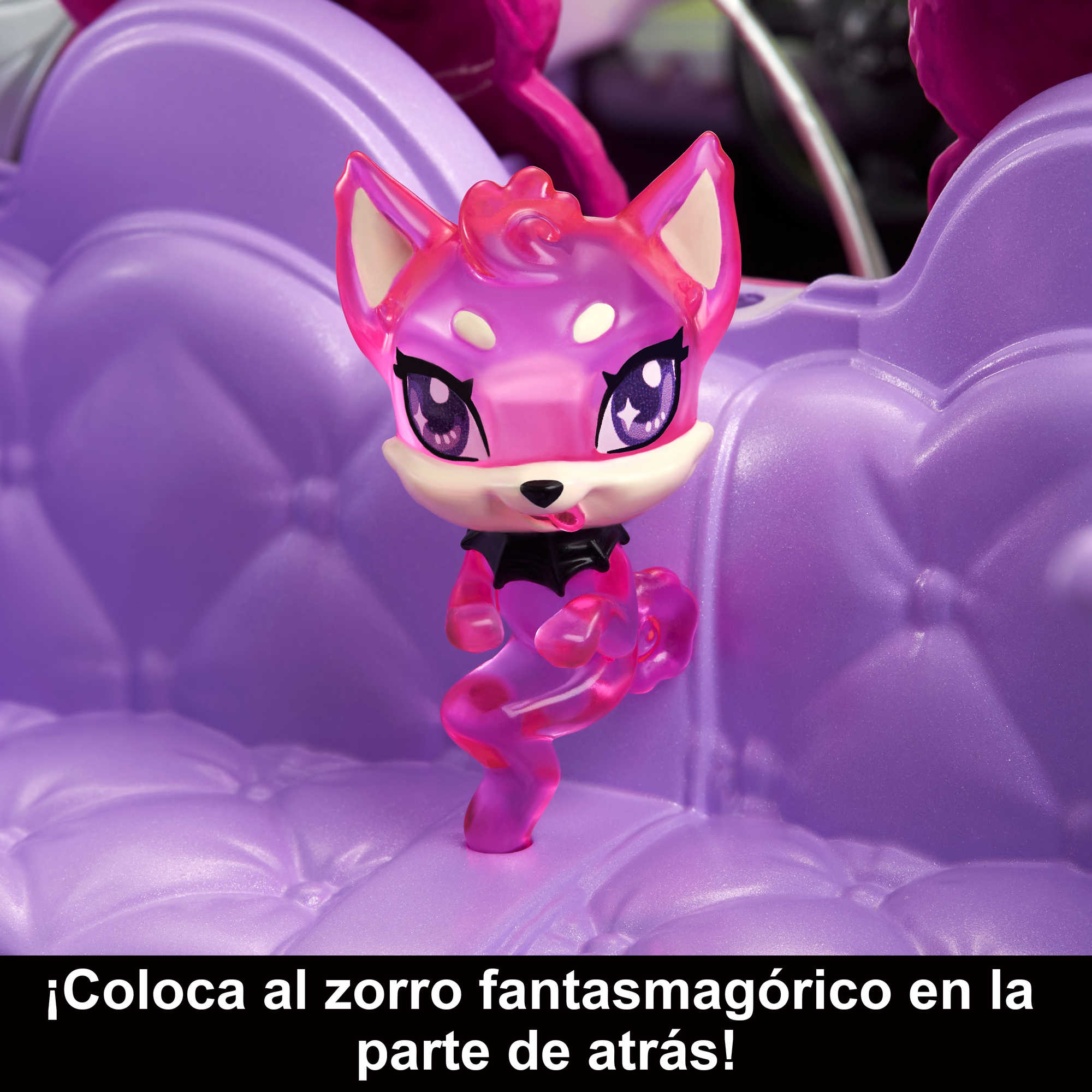Coche De Juguete De Monster High, Ghoul Mobile Con Accesorios, Mascota Y Nevera - Image 4