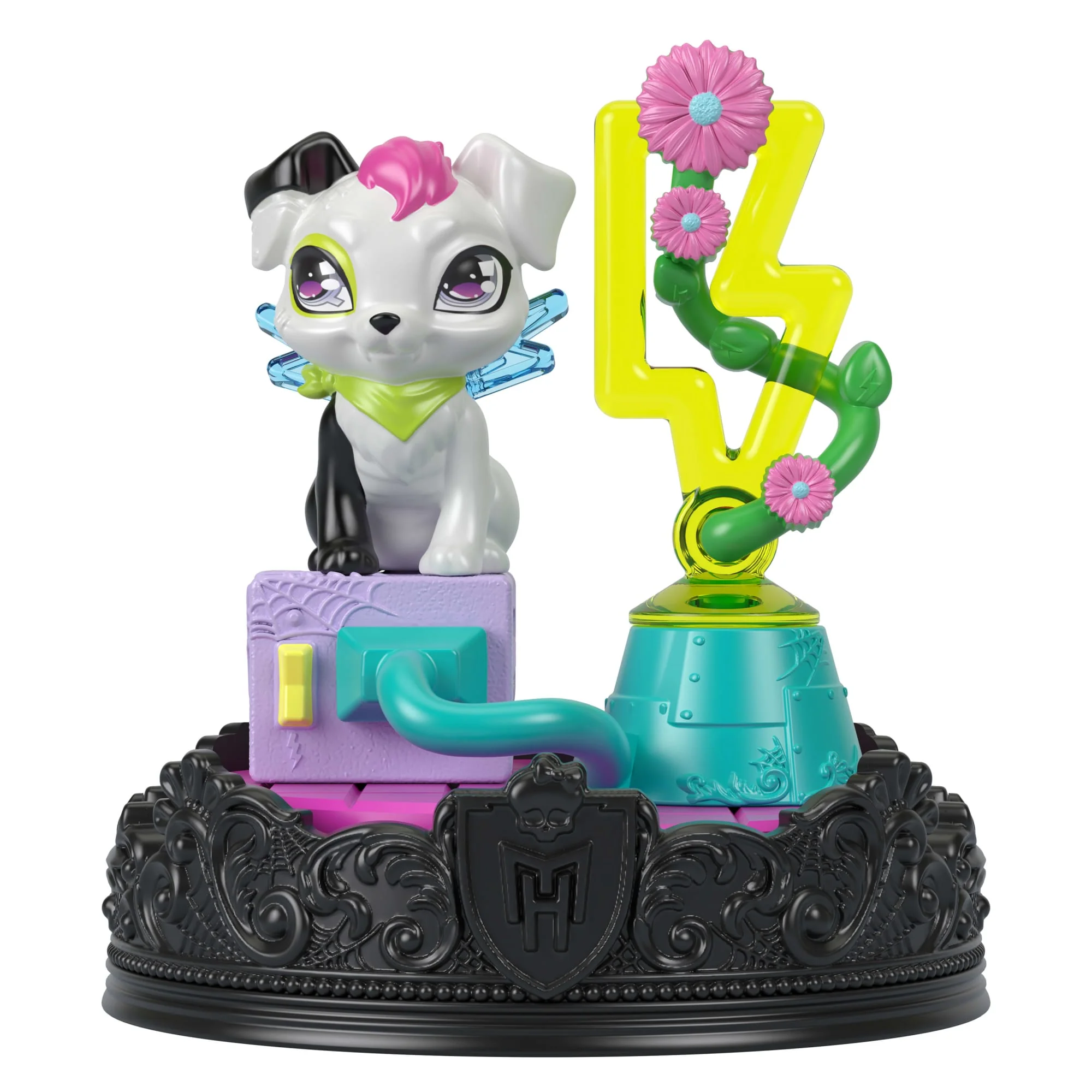 Monster High Haustier-Schlüsselanhänger, Tierfiguren Mit Zubehör Und Zusammenbaubarem Terrarium - Image 5