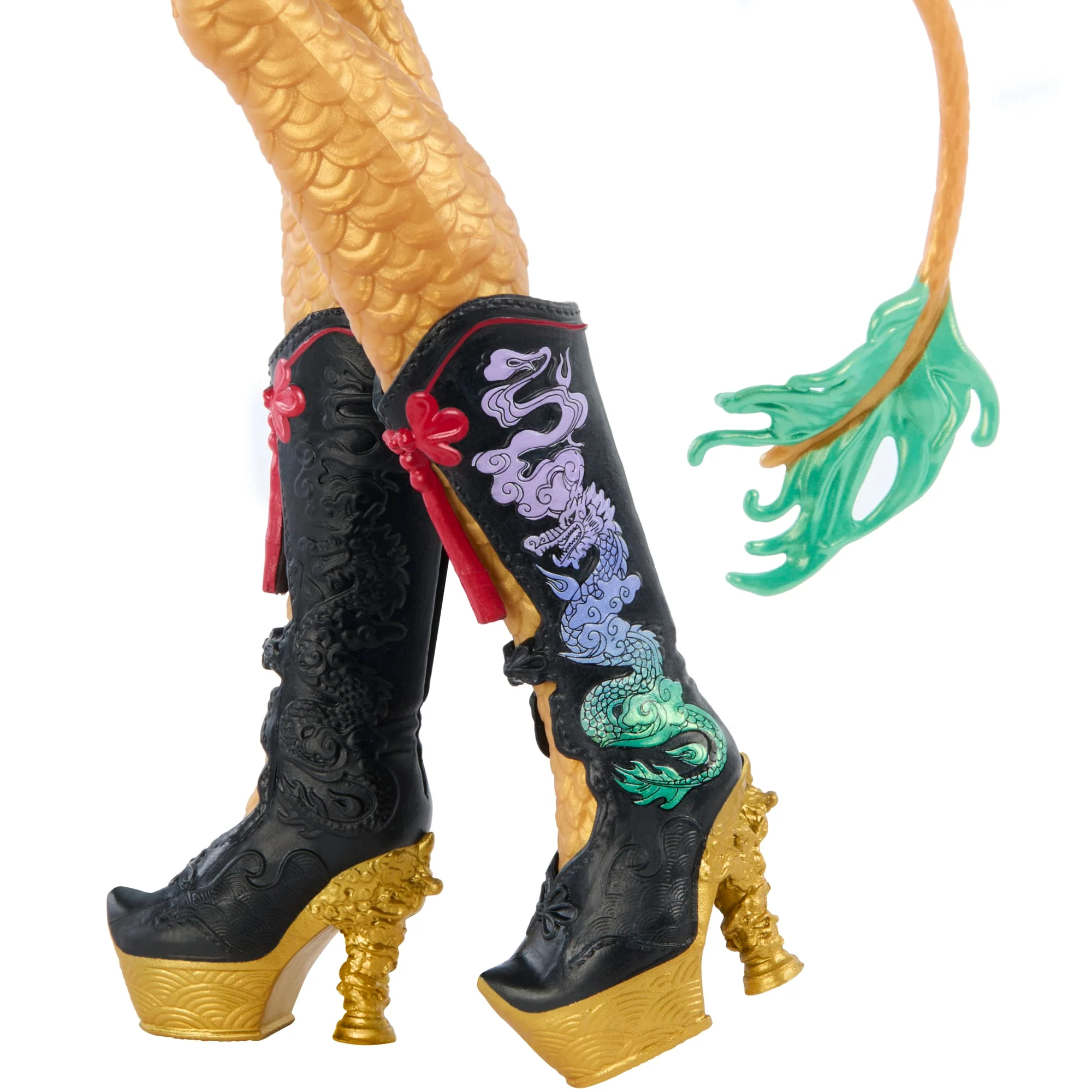 Muñeca De Moda Jinafire Long De Monster High Con Perrito Mascota Cloudy “Yun Yun” Y 7 Accesorios - Image 4