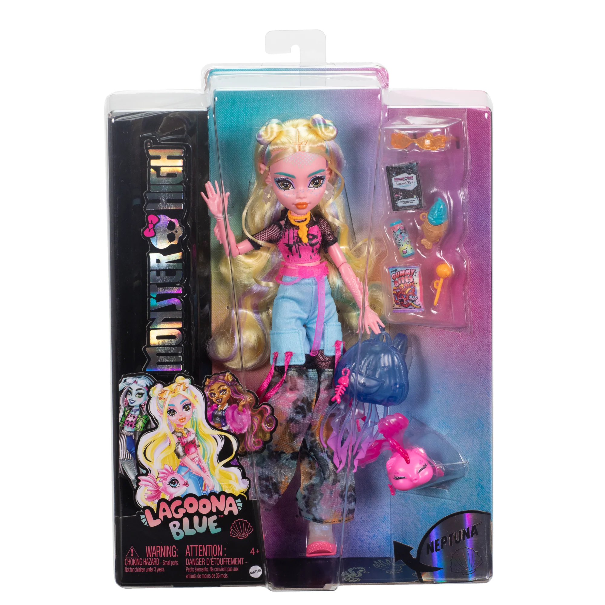 Monster High Λαγκούνα Κούκλα Με Ψαράκι Και Αξεσουάρ - Image 6