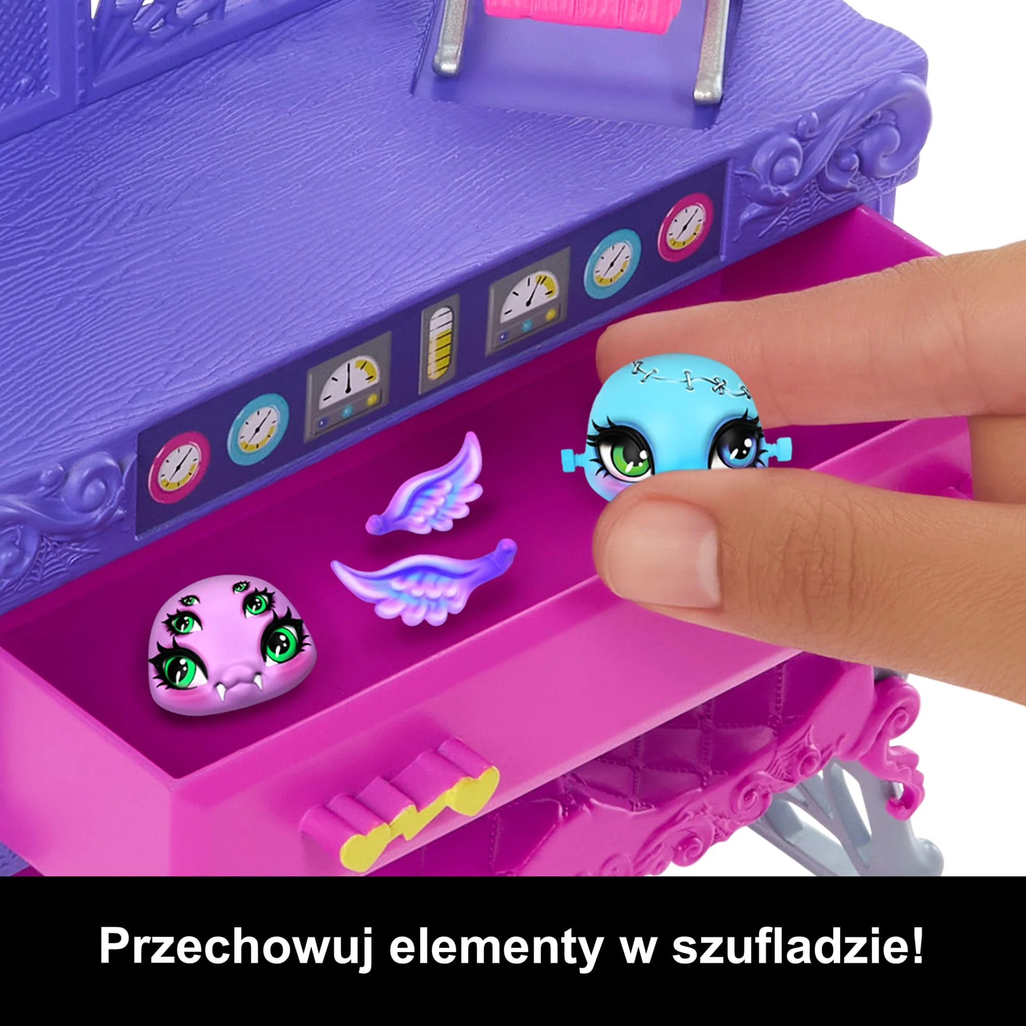Monster High Make-A-Monster Stwórz pupila Zestaw Lalka i ponad 30 akcesoriów Zabawka 4+ - Image 4