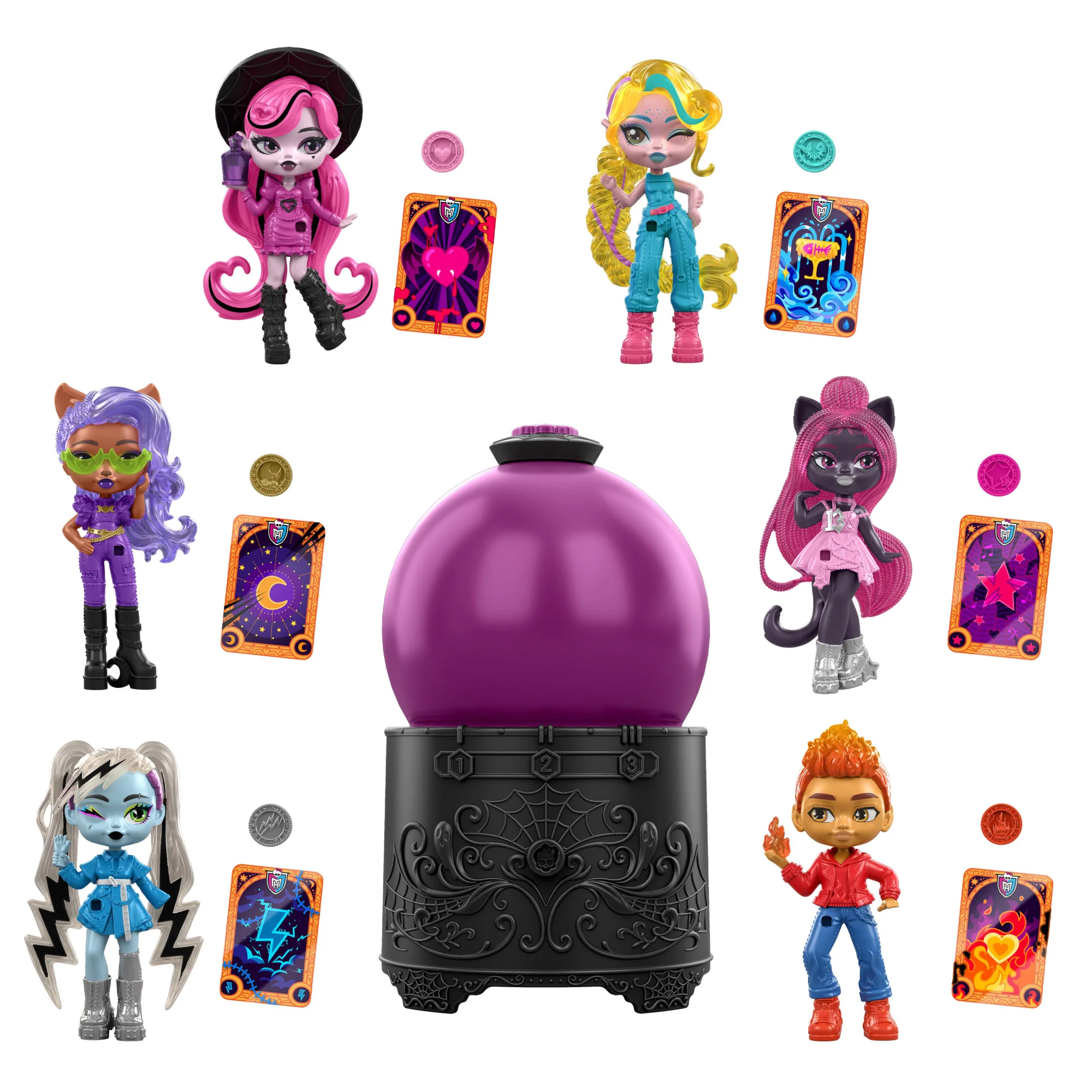 Monster High Potions-Assortiment Boule De Cristal, Avec Mini-Poupées