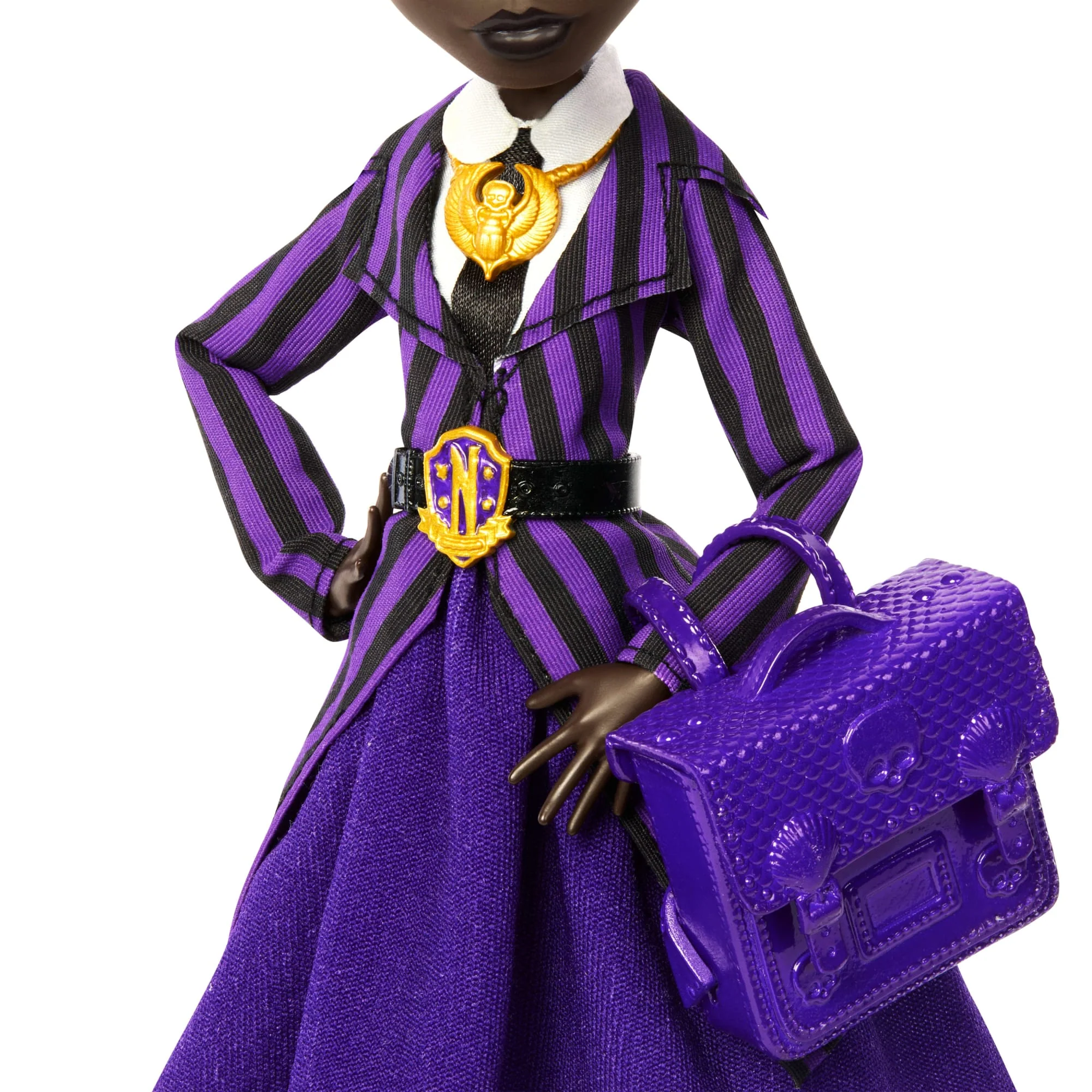 Monster High-Poupée Bianca Barclay Mercredi-Uniforme De Nevermore - Image 3