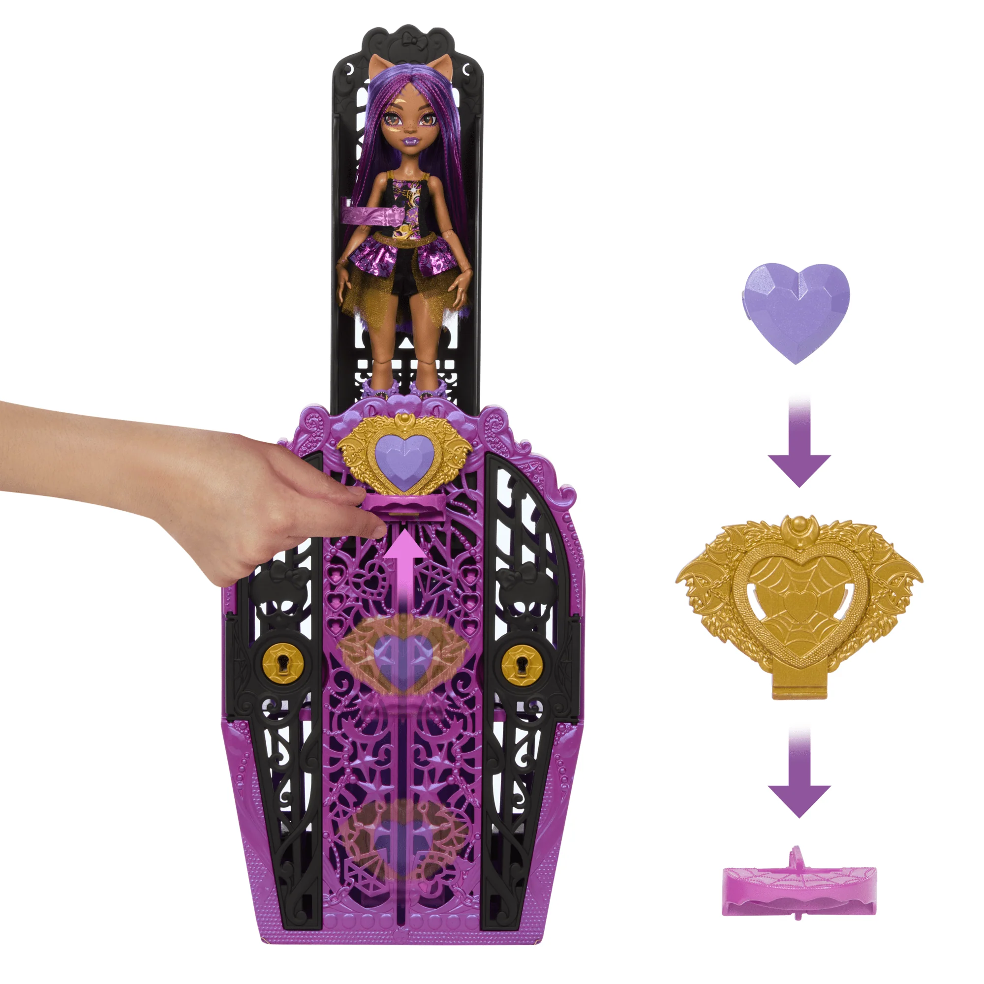 Monster High-Monstrueux Secrets Clawdeen Wolf-Coffret - Image 5