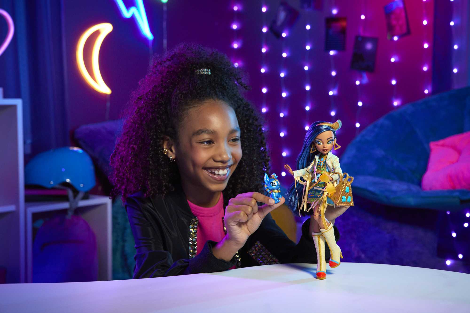 Monster High - Cleo De Nile Avec Animal De Compagnie - Poupée - 4 Ans Et + - Image 2