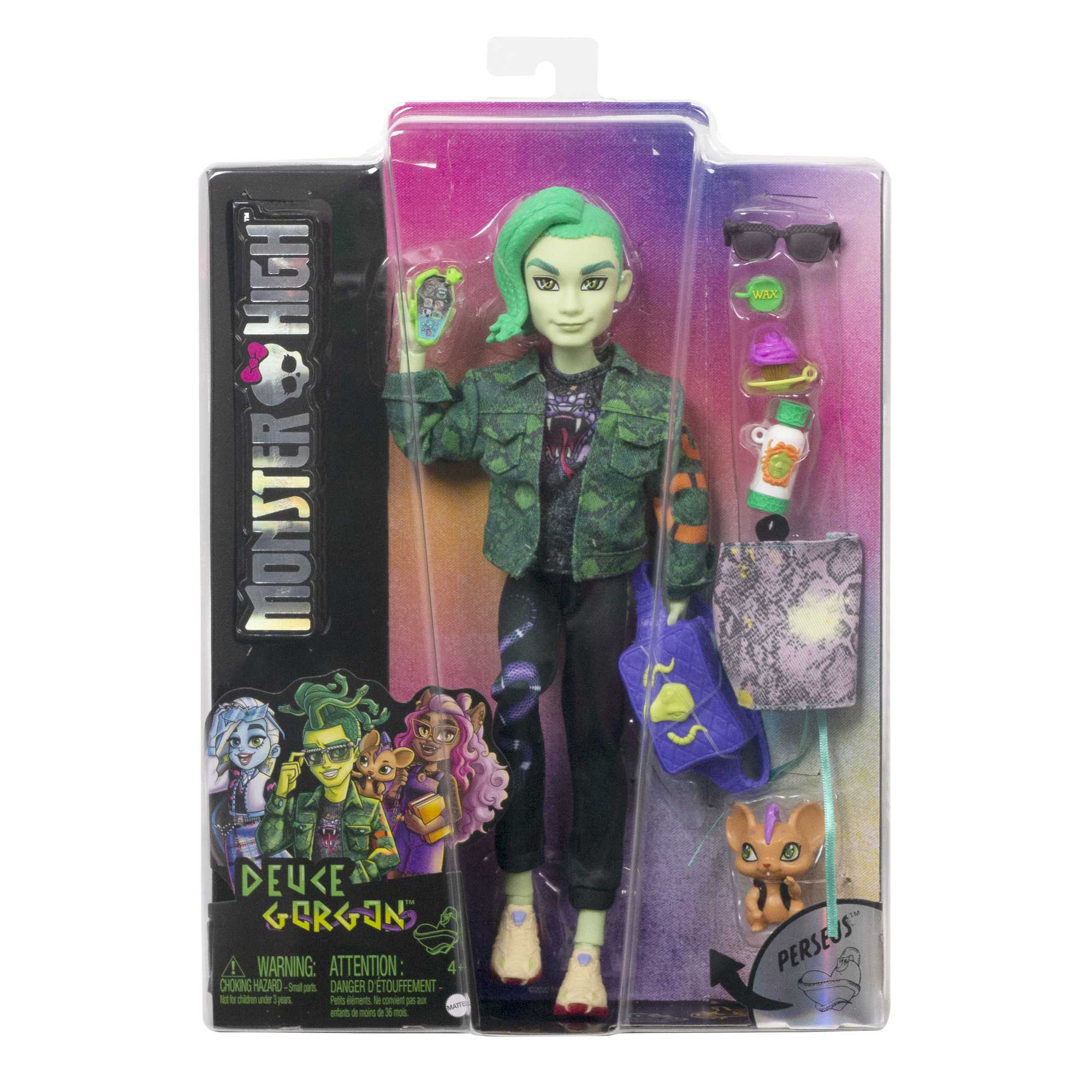 Monster High-Poupée Deuce Gorgon, Avec Animal Et Accessoires - Image 6