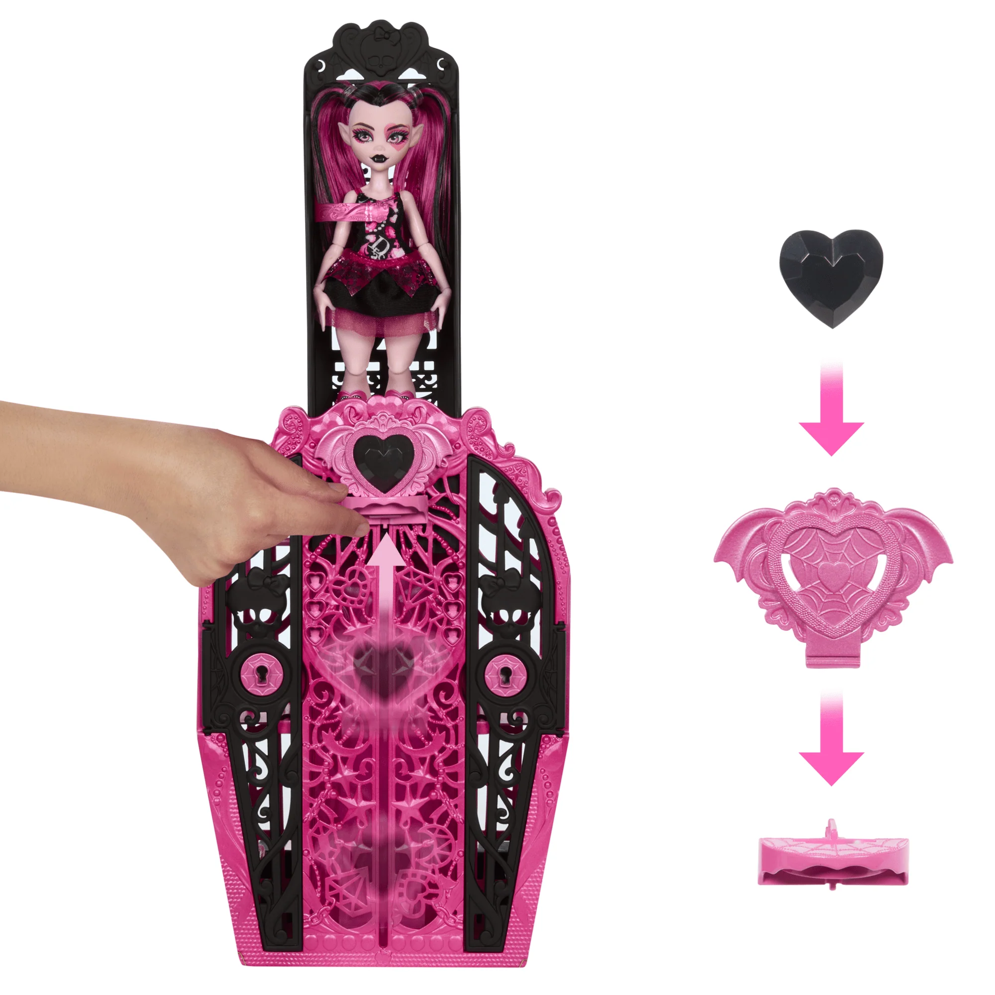 Monster High-Monstrueux Secrets Draculaura-Coffret - Image 4