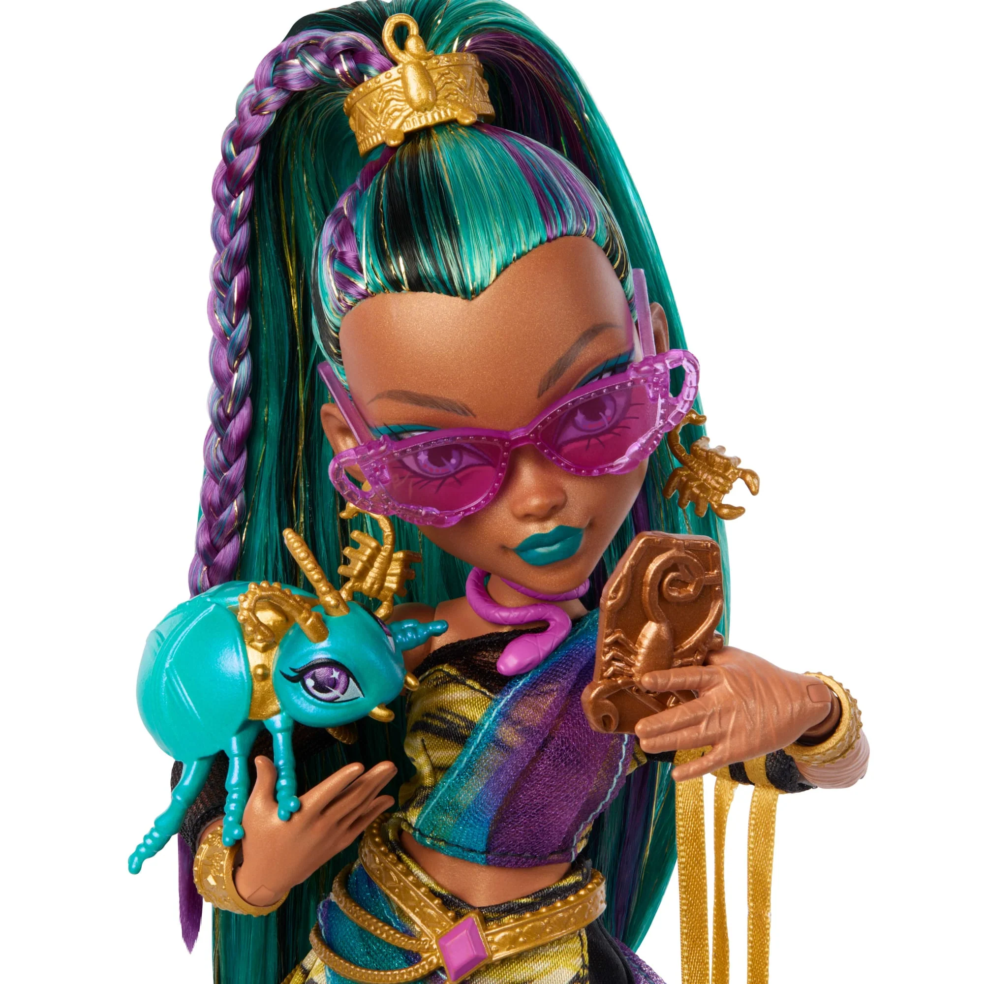 Monster High-Poupée Nefera De Nile-Avec Lavish Et 7 Accessoires - Image 4