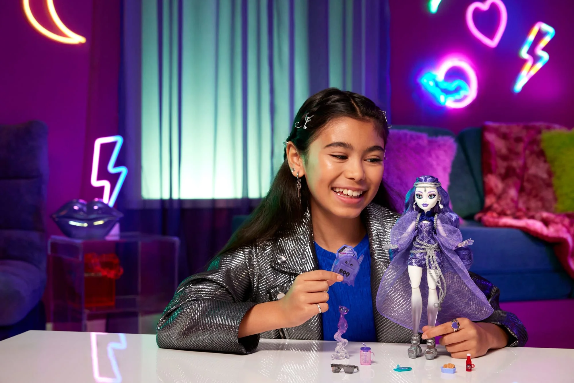 Monster High-Spectra Vondergeist-Poupée, Furet Rhuen Et Accessoires - Image 2