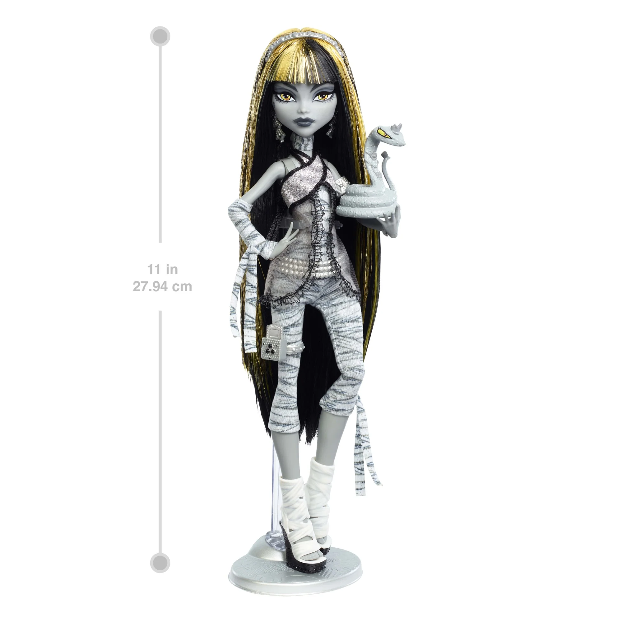 Monster High Reel Drama Cleo De Nile Black And White Reproduction Collector Doll With Poster - Image 2