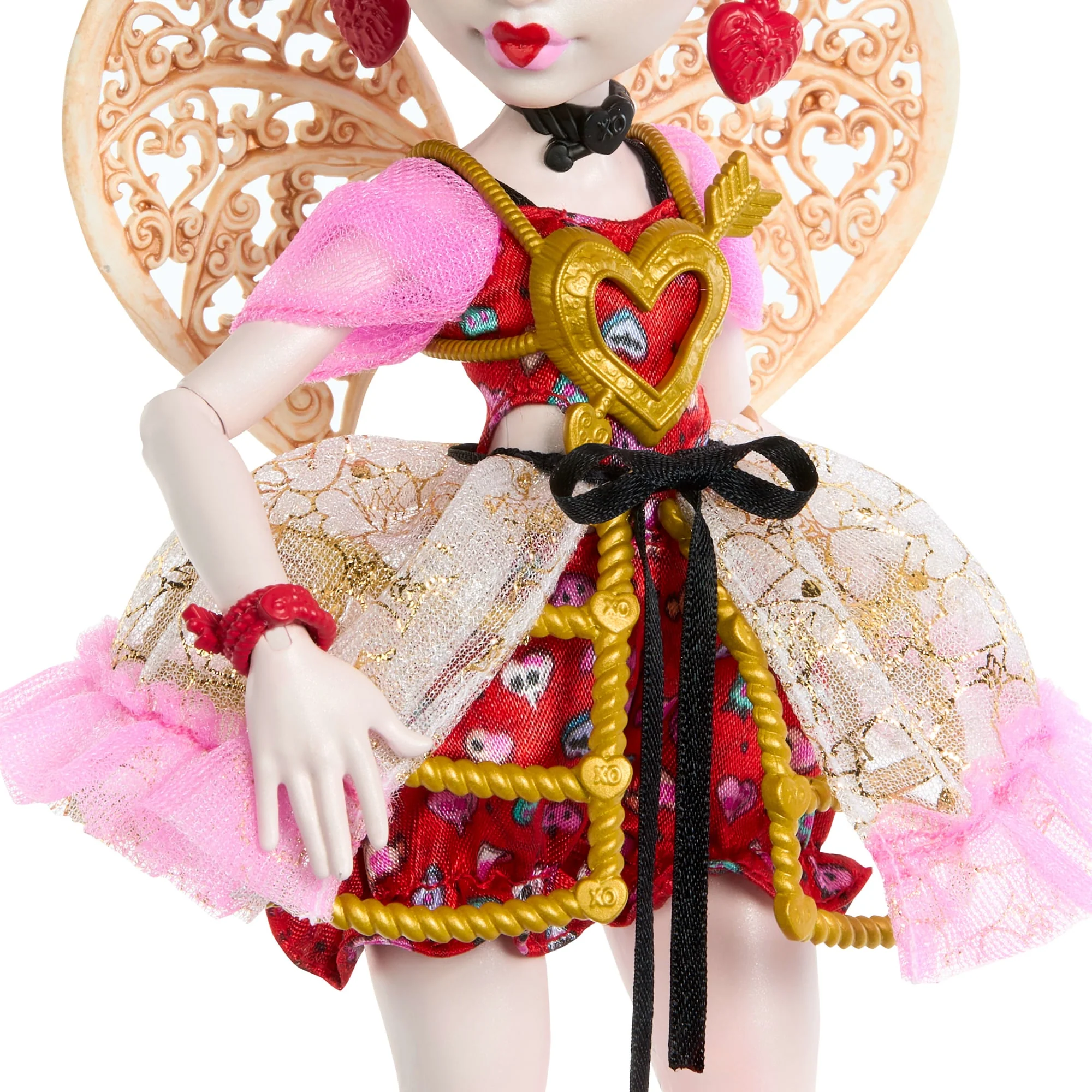 Monster High Scary Sweet Birthday, Bambola Cupid Asteria in Abito Da Party Con Palloncino E Regalo - Image 4