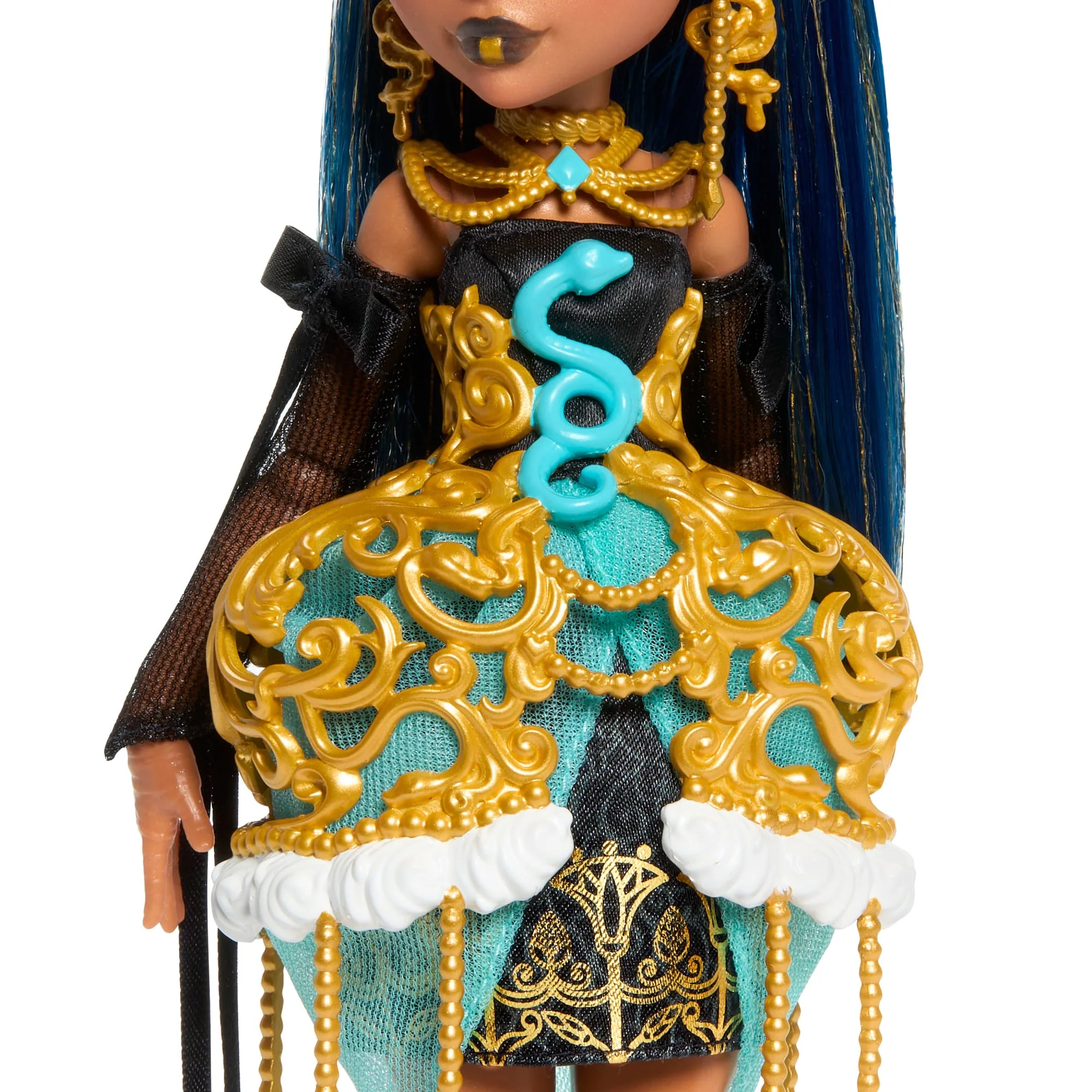 Monster High Scary Sweet Birthday Cleo De Nile-Puppe Im Partykleid Mit Ballon Und Geschenk - Image 4