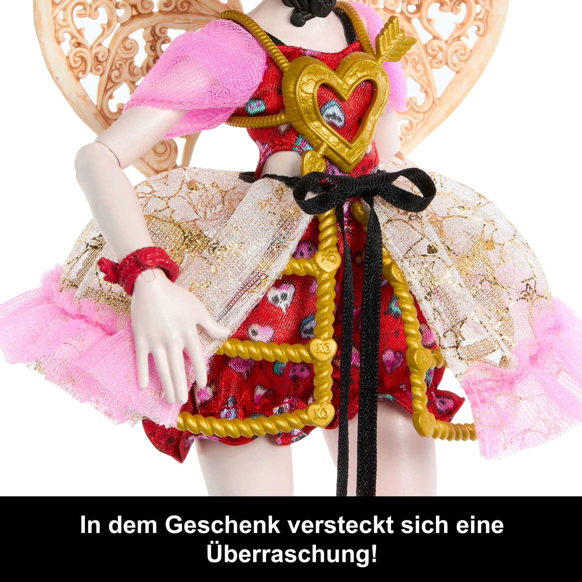 Monster High Scary Sweet Birthday Cupid Asteria-Puppe Im Partykleid Mit Ballon Und Geschenk - Image 4