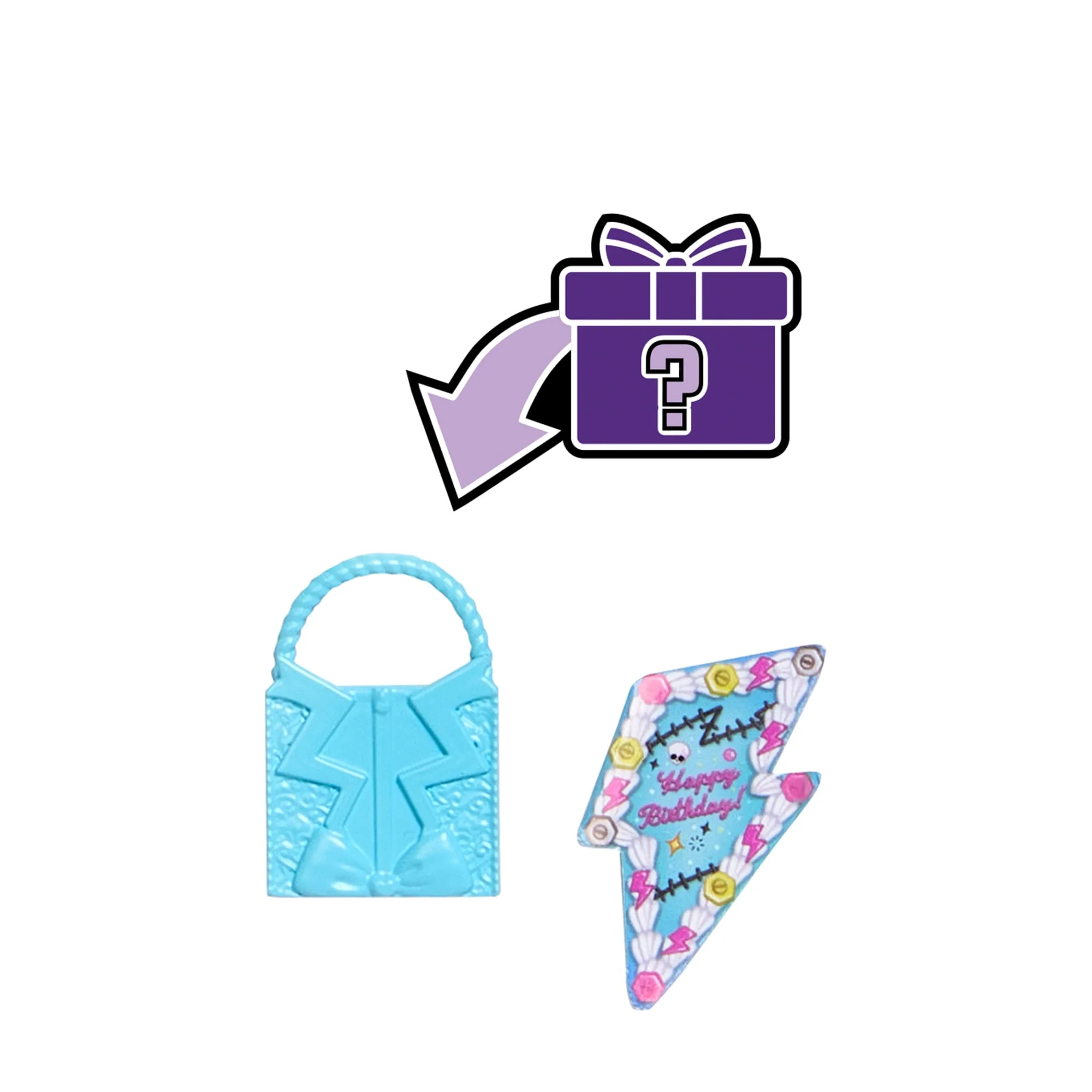 Monster High Scary Sweet Birthday Κούκλα Φράνκι Με Φόρεμα, Μπαλόνι & Δώρο - Image 4