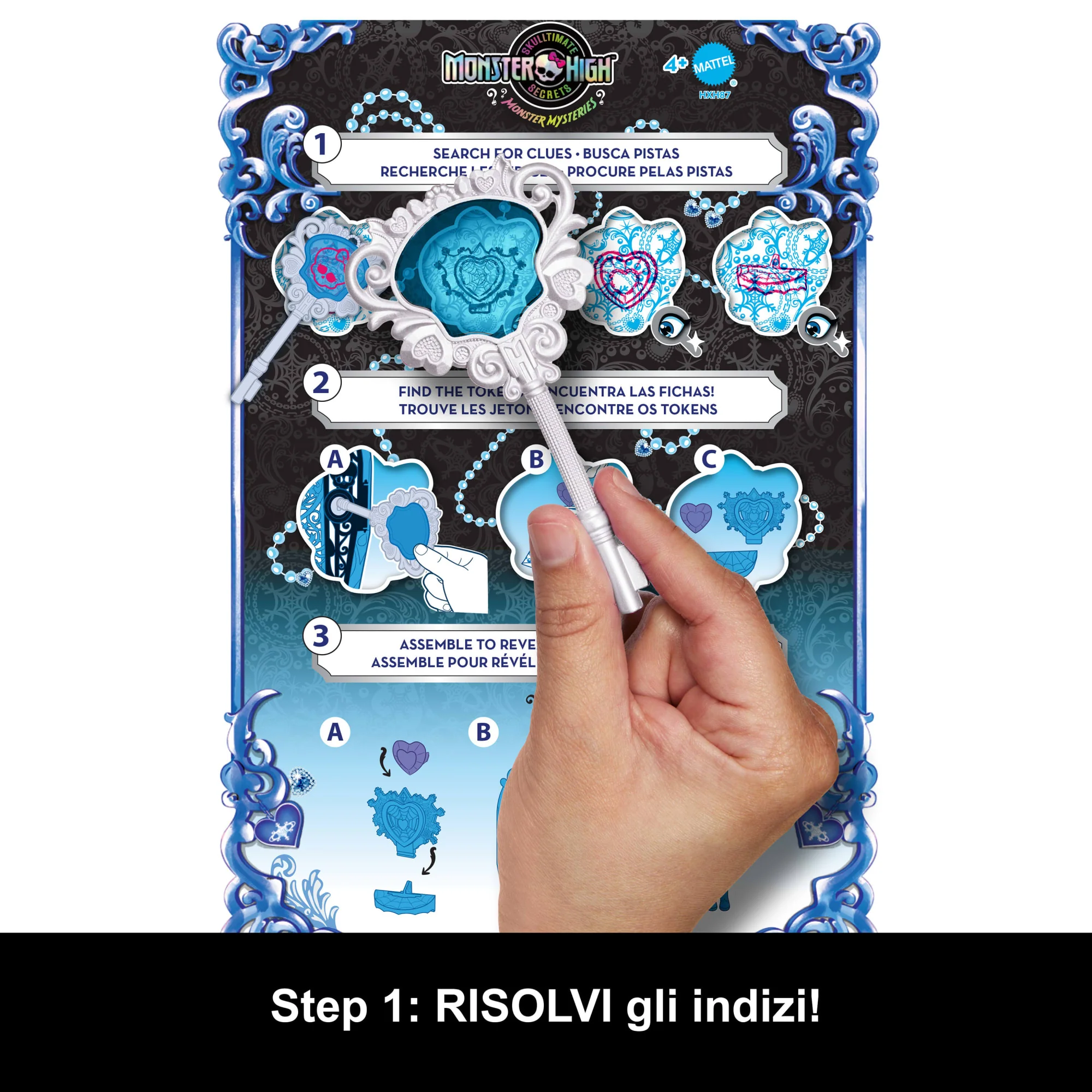 Monster High Segreti Da Brivido Misteri Mostruosi Playset, Abbey Bominable Bambola Con Oltre 19 Sorprese - Image 3