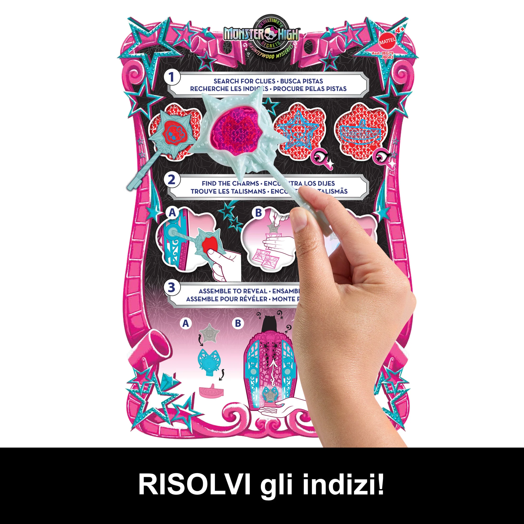 Monster High Segreti Da Brivido I Misteri Di Hauntlywood, Bambola Catty Noir Con Oltre 19 Sorprese - Image 3