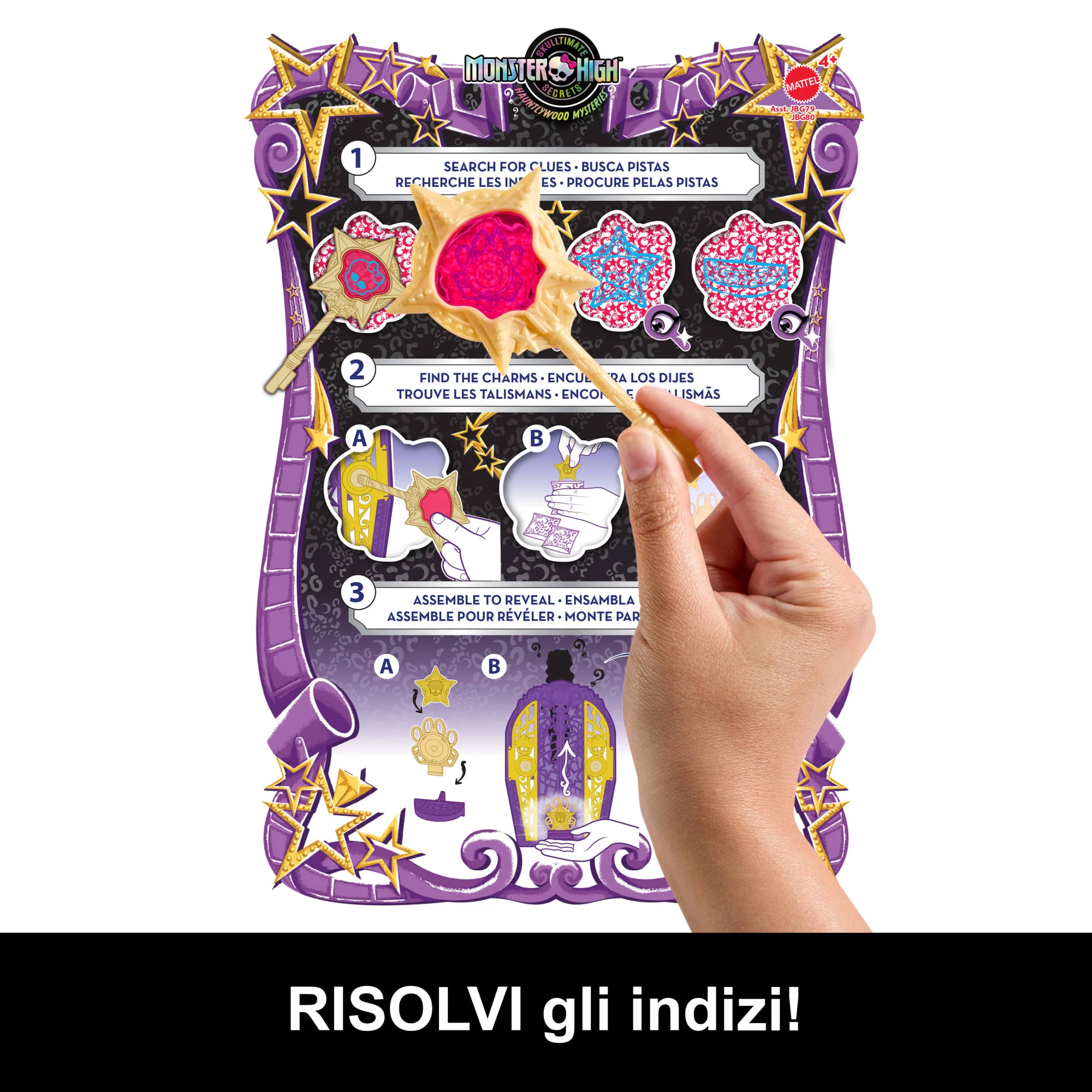 Monster High Segreti Da Brivido I Misteri Di Hauntlywood, Bambola Clawdeen Wolf Con Oltre 19 Sorprese - Image 3