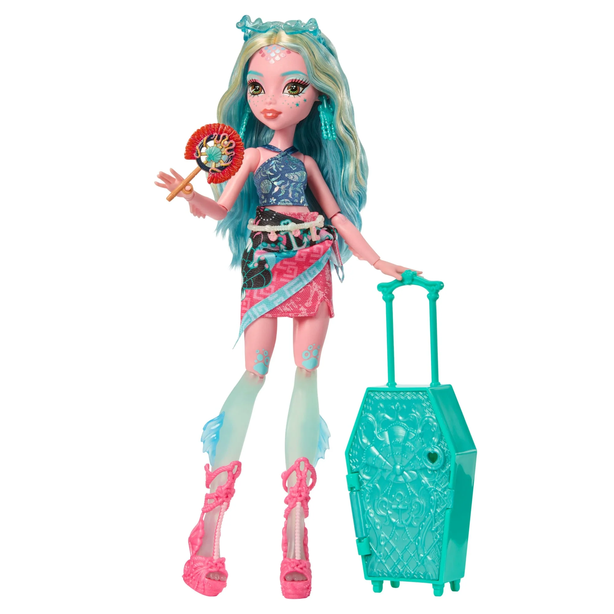 Playset Segreti Da Brivido Monster High Oasi Di Gore-Geous Con Bambola Lagoona Blue E Accessori - Image 2