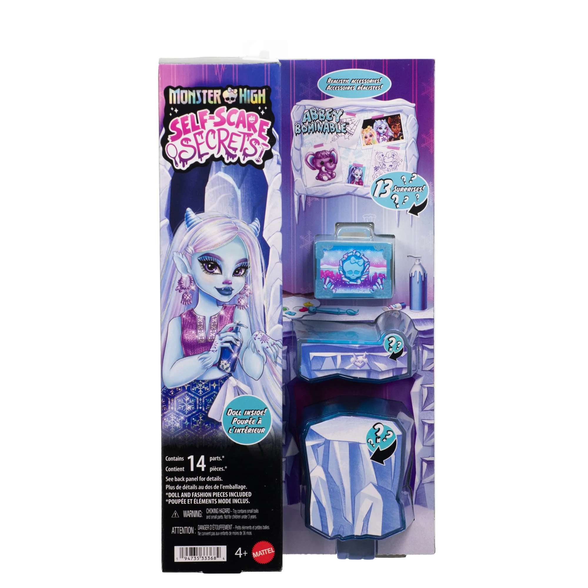 Monster High Self-Scare Secrets Abbey Bominable-Modepuppe Mit 13 Realistischen Zubehörteilen - Image 7