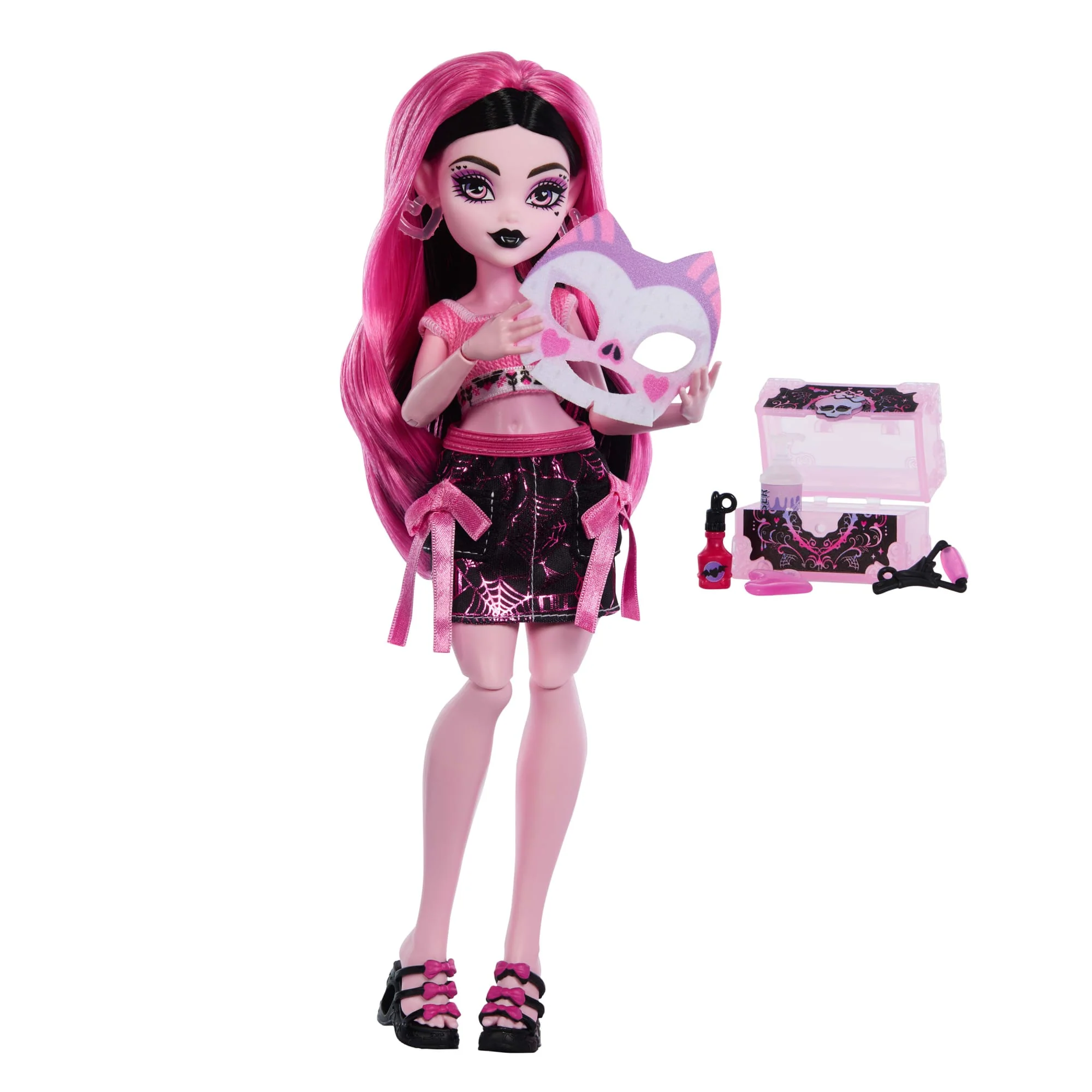 Bambola Draculaura Monster High Self-Scare Secrets Con 13 Accessori Realistici - Image 3