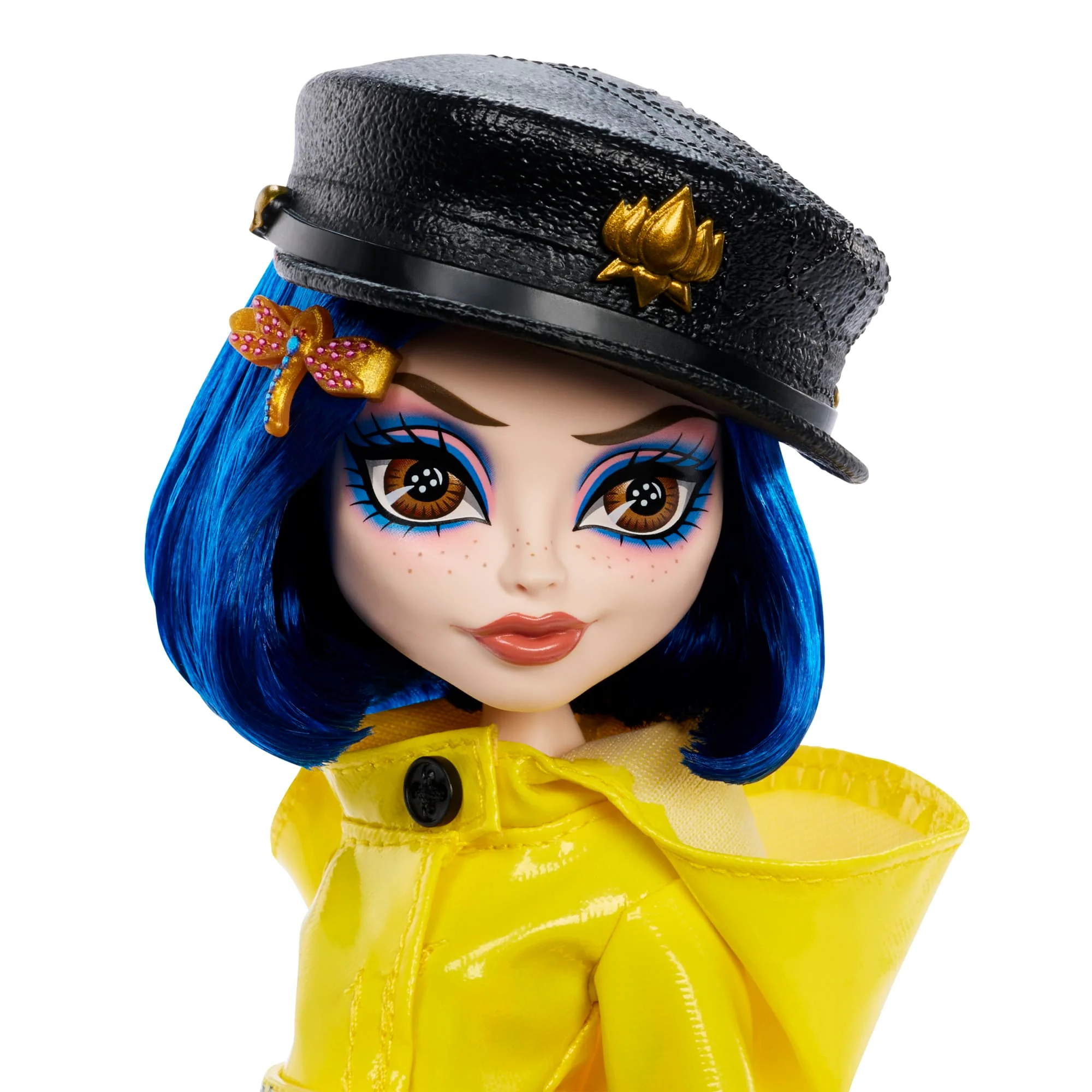 Monster High Skullector-Poupée Coraline-Avec Imperméable Et Chat - Image 2