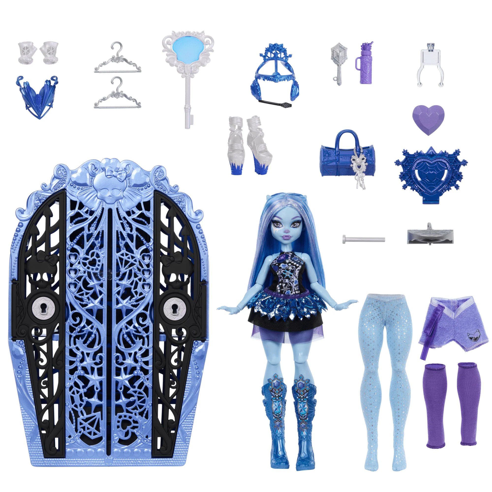 Monster High Skulltimate Secrets Monster Mysteries Playset, Abbey Bominable Doll With 19+ Surprises - Image 5
