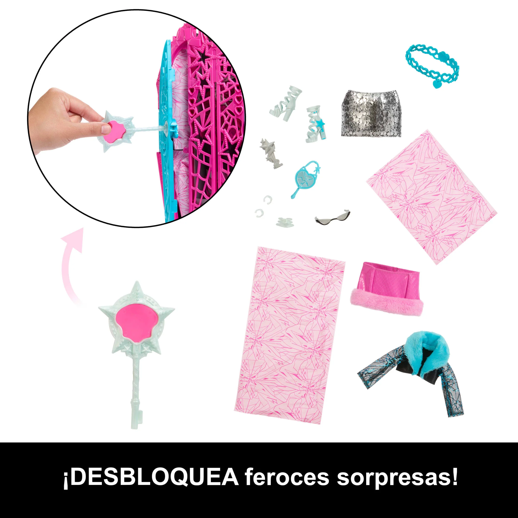 Conjunto De Juego De Catty Noir De Skulltimate Secrets Hauntlywood Mysteries De Monster High, Muñeca Con Más De 19 Sorpresas - Image 4