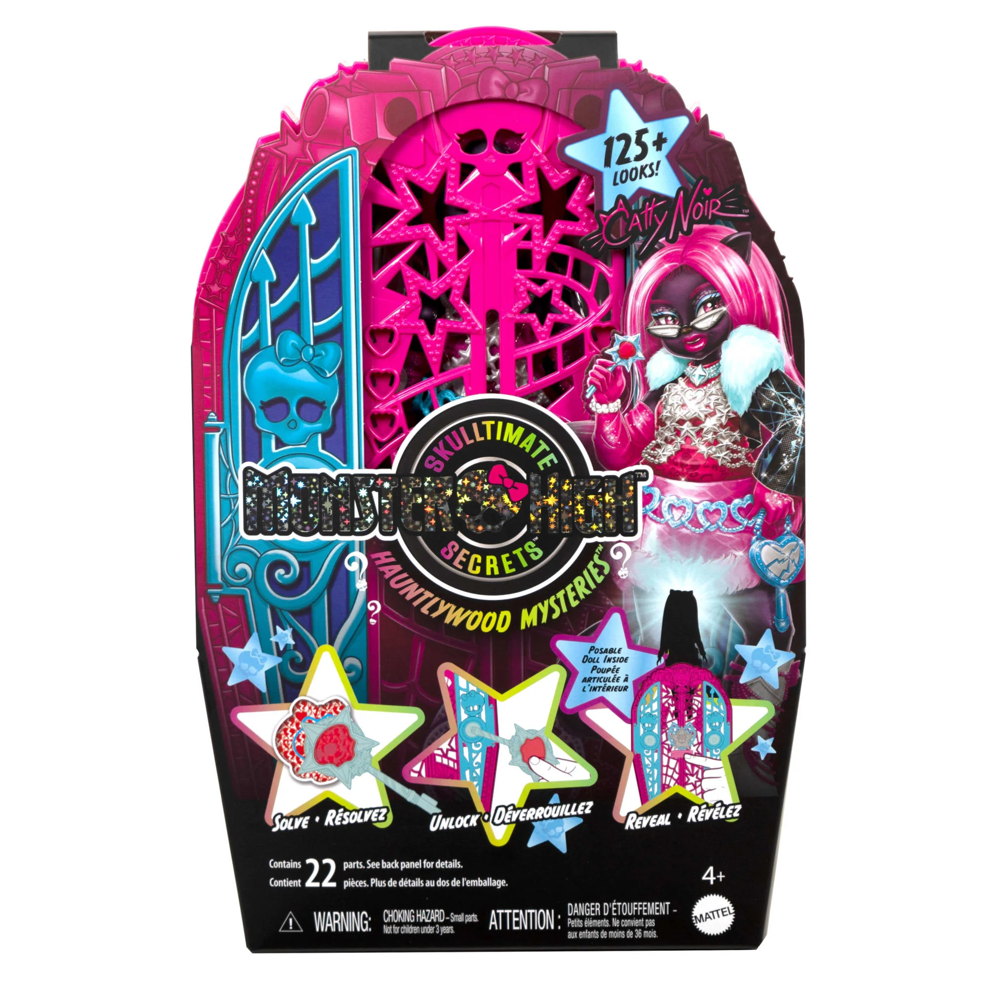Conjunto De Juego De Catty Noir De Skulltimate Secrets Hauntlywood Mysteries De Monster High, Muñeca Con Más De 19 Sorpresas - Image 6