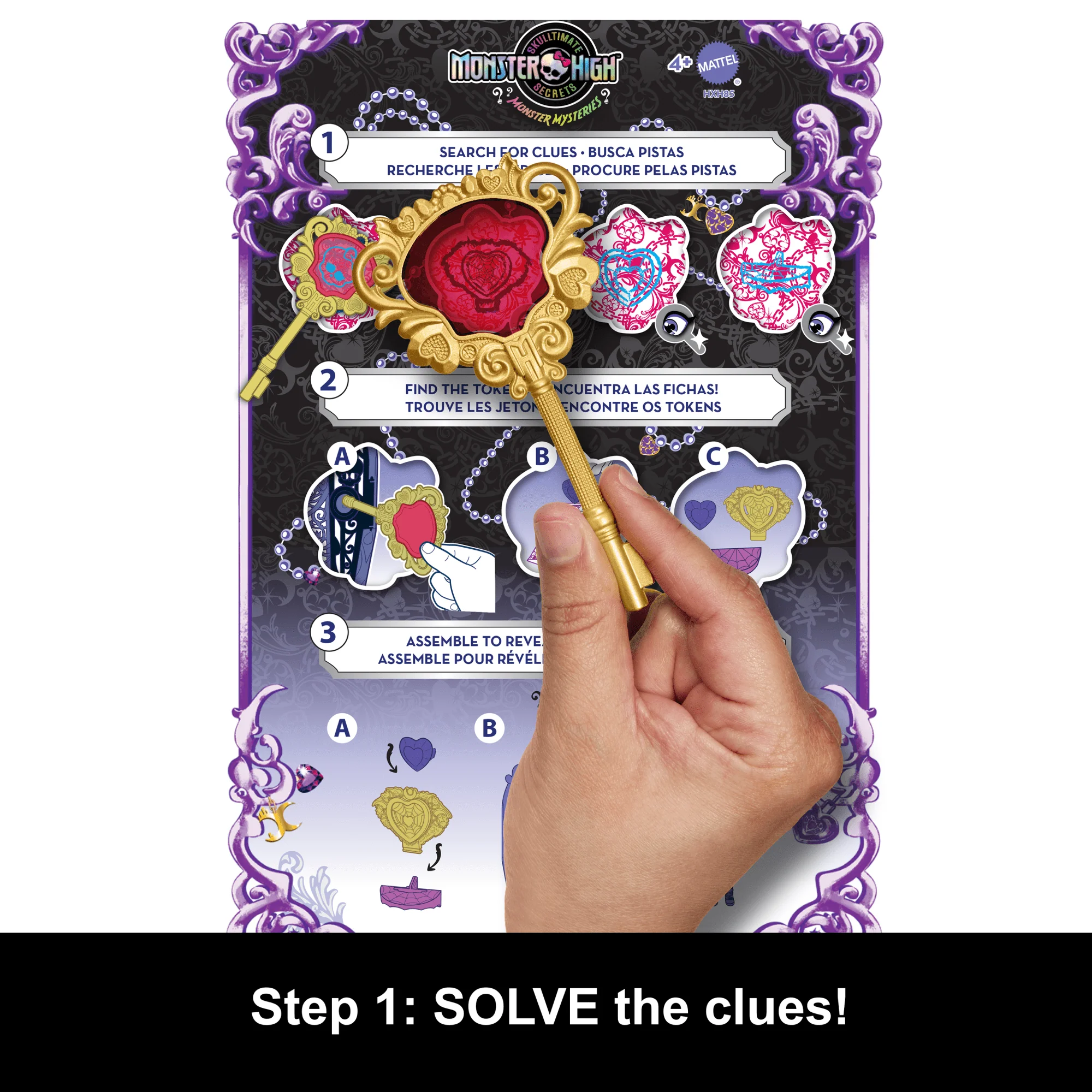 Monster High Skulltimate Secrets Monster Mysteries Playset, Clawdeen Wolf Doll With 19+ Surprises - Image 2