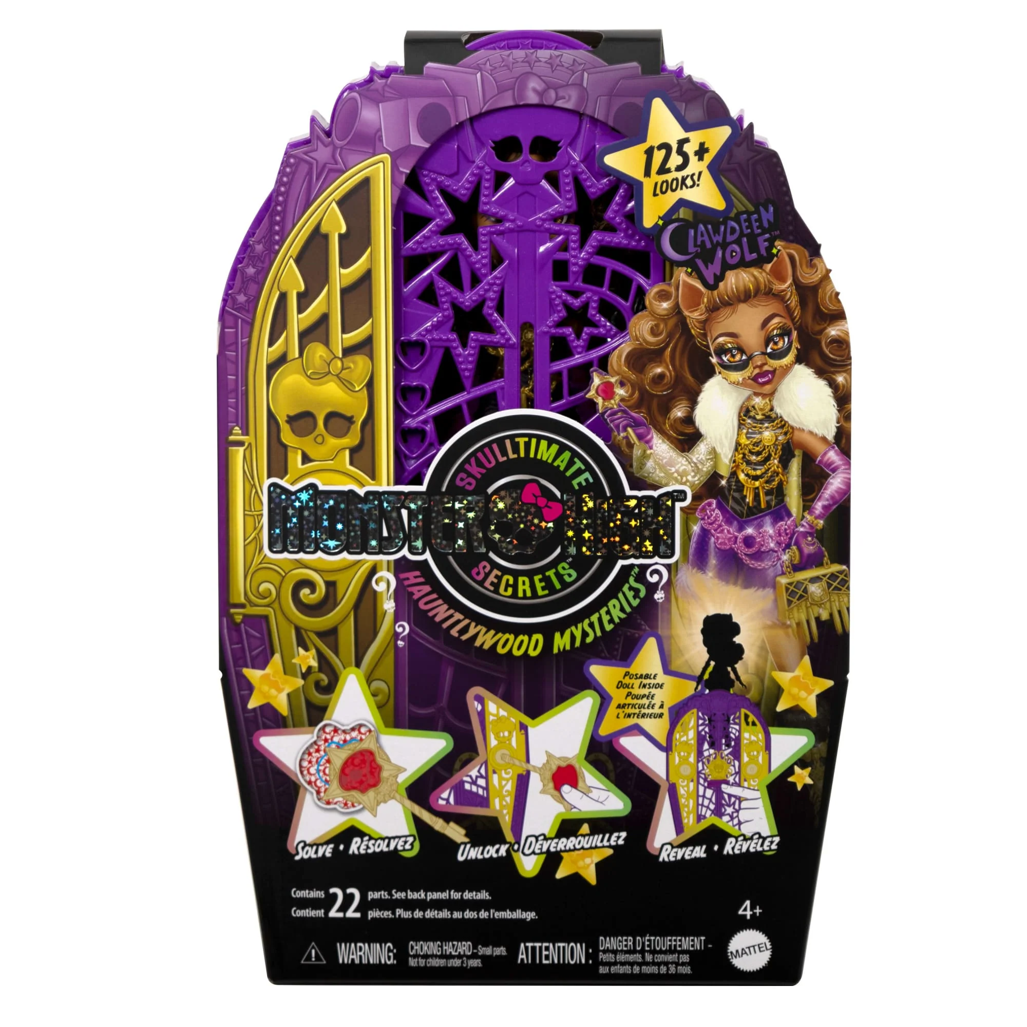 Monster High Skulltimate Secrets Hauntlywood-Mysteries-Spielset, Clawdeen Wolf Puppe Mit Mehr Als 19 Überraschungen - Image 6