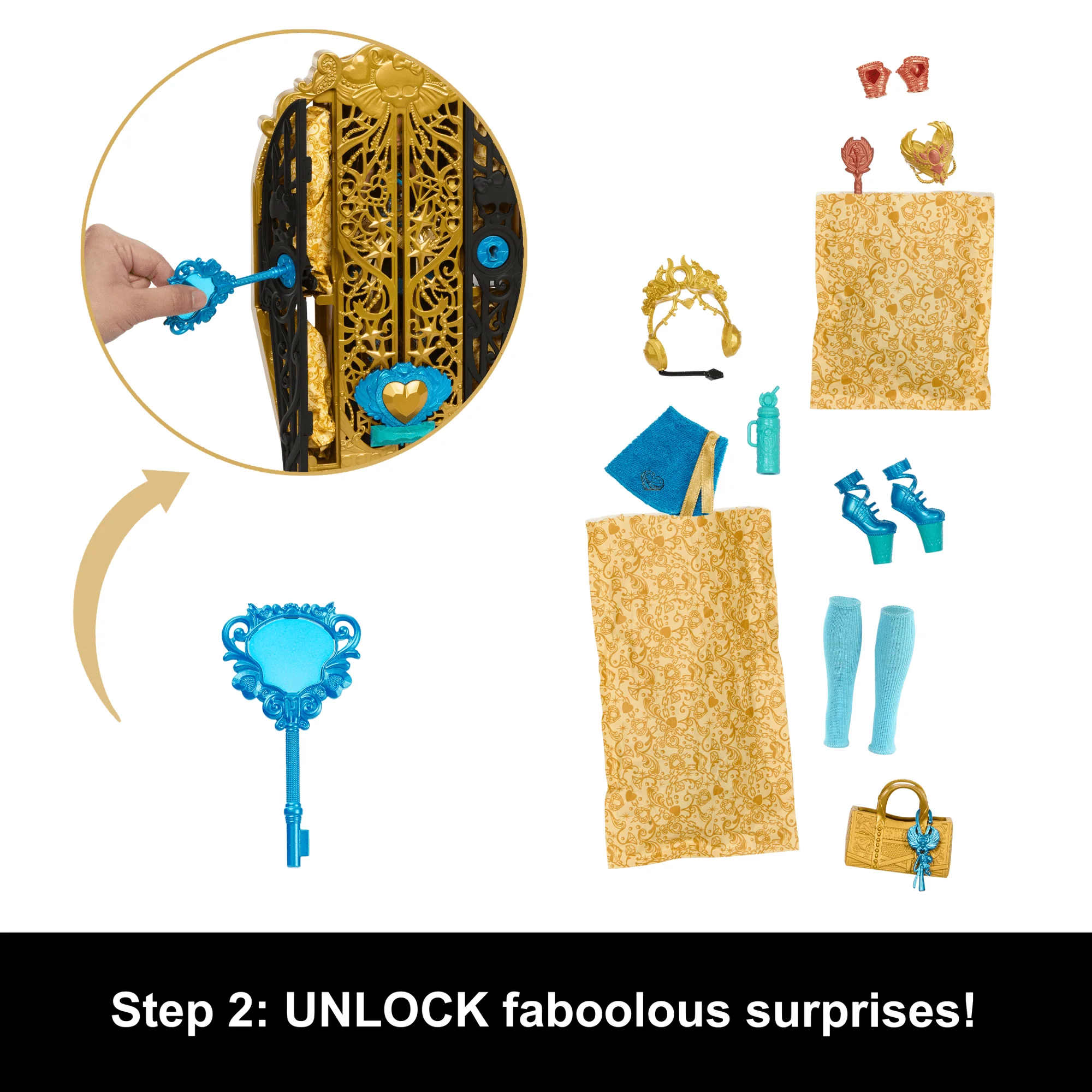 Monster High Skulltimate Secrets Monster Mysteries Playset, Cleo De Nile Doll With 19+ Surprises - Image 3
