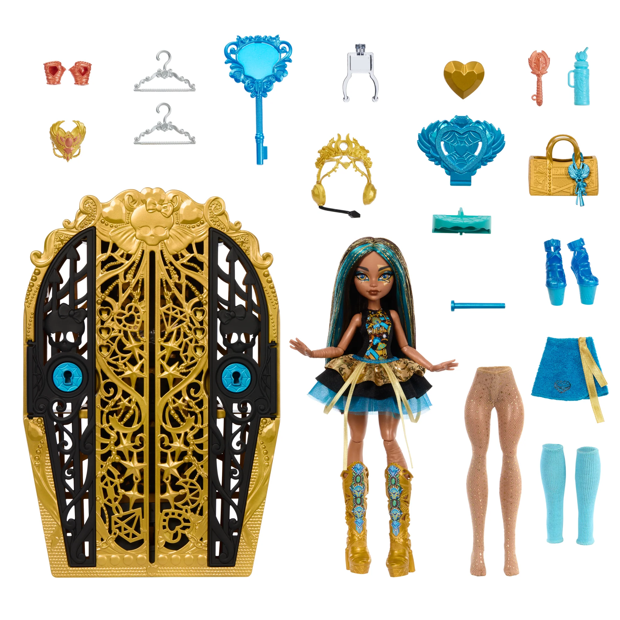 Monster High Skulltimate Secrets Monster Mysteries Playset, Cleo De Nile Doll With 19+ Surprises - Image 5