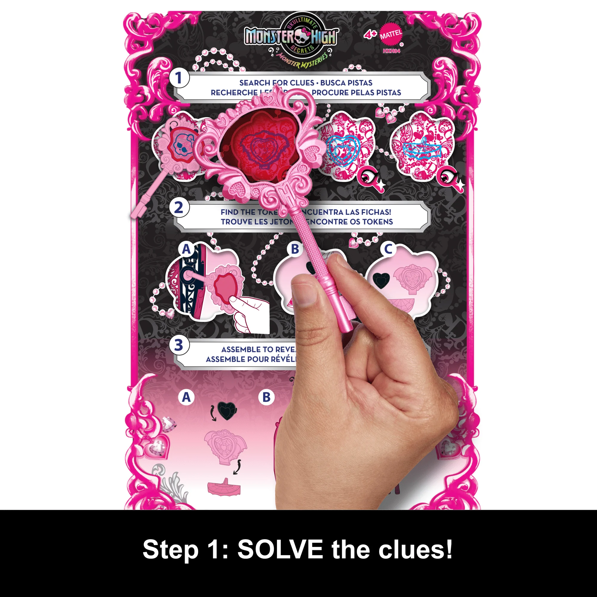 Monster High Skulltimate Secrets Monster Mysteries Playset, Draculaura Doll With 19+ Surprises - Image 2