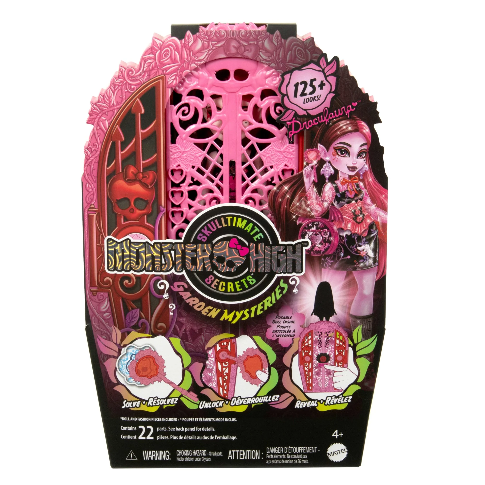 Conjunto De Juego Skulltimate Secrets Jardín Misterioso De Monster High Con Muñeca Draculaura Y Más De 19 Sorpresas - Image 6