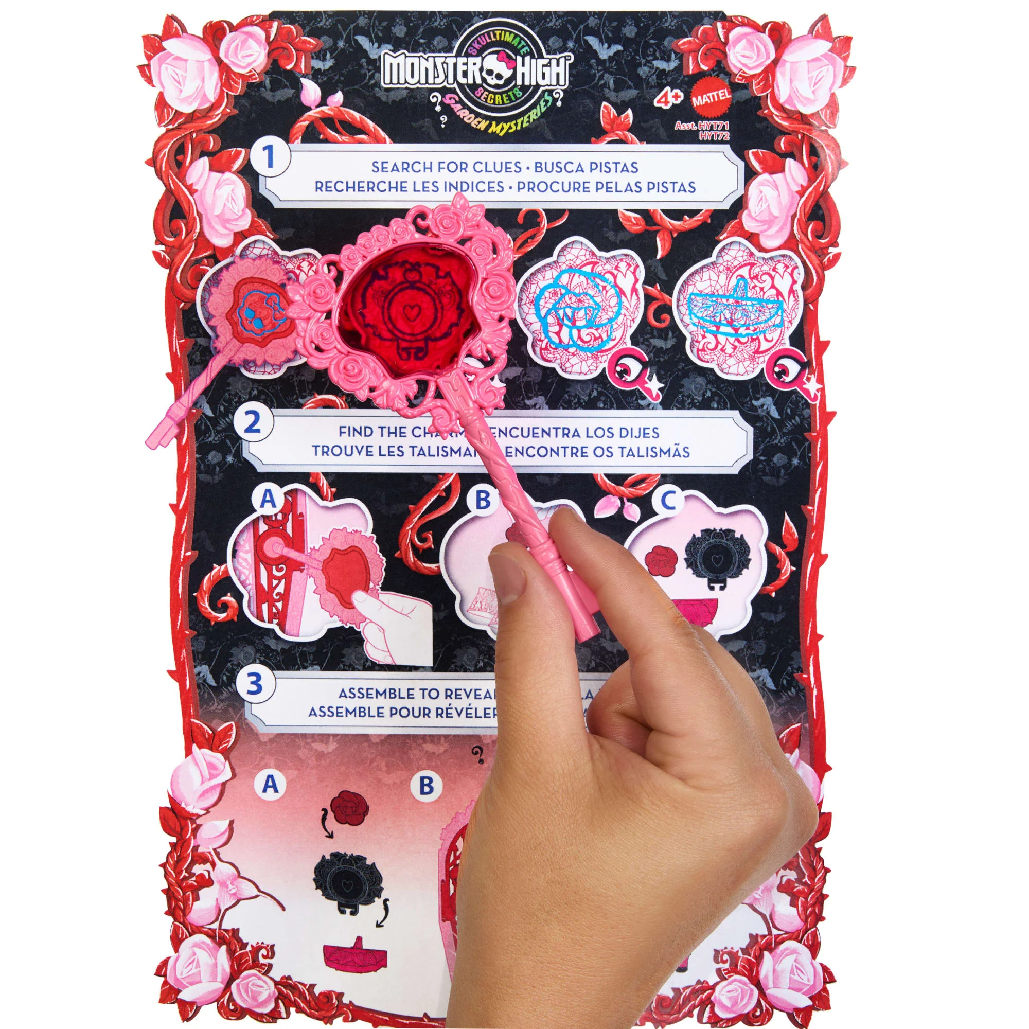 Monster High Skulltimate Secrets Tuinmysteries Speelset, Draculaura Pop Met Meer Dan 19 Verrassingen - Image 3