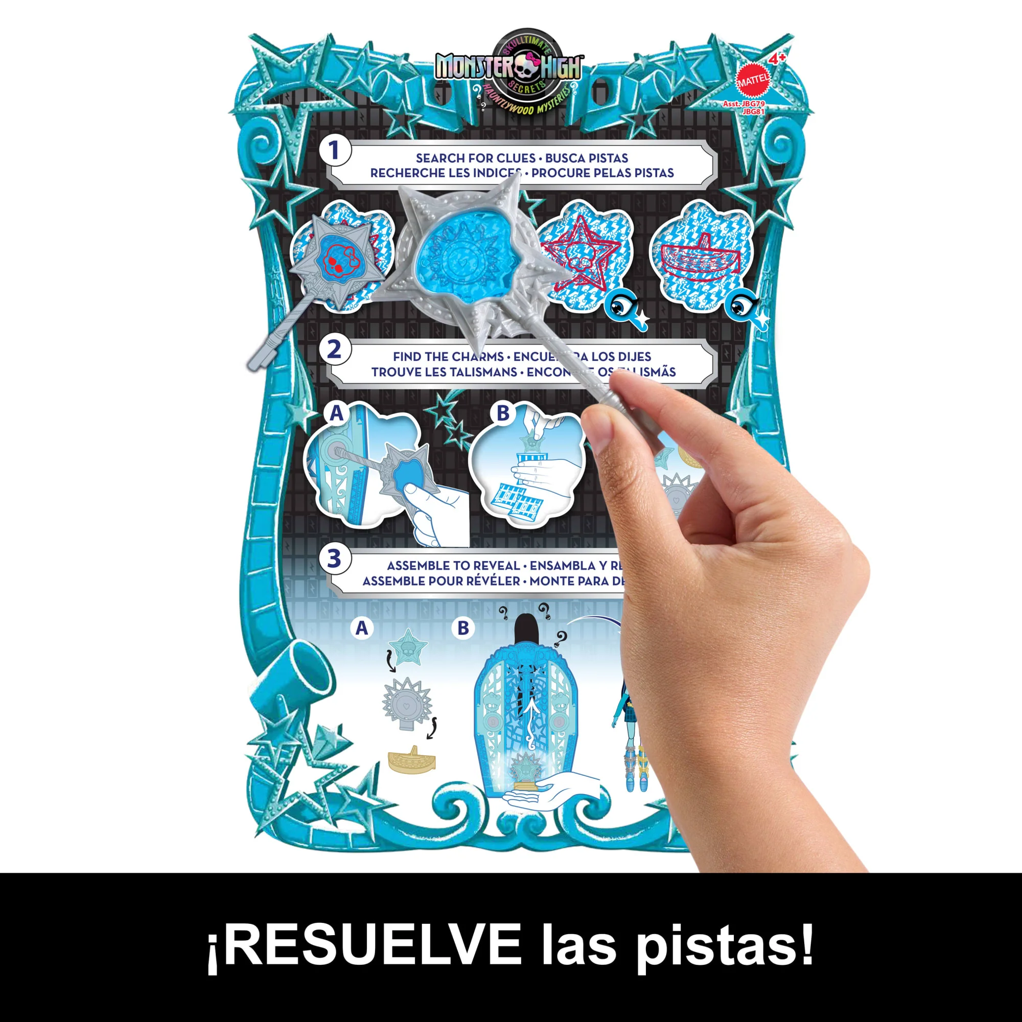 Conjunto De Juego De Frankie Stein De Skulltimate Secrets Hauntlywood Mysteries De Monster High, Muñeca Con Más De 19 Sorpresas - Image 3