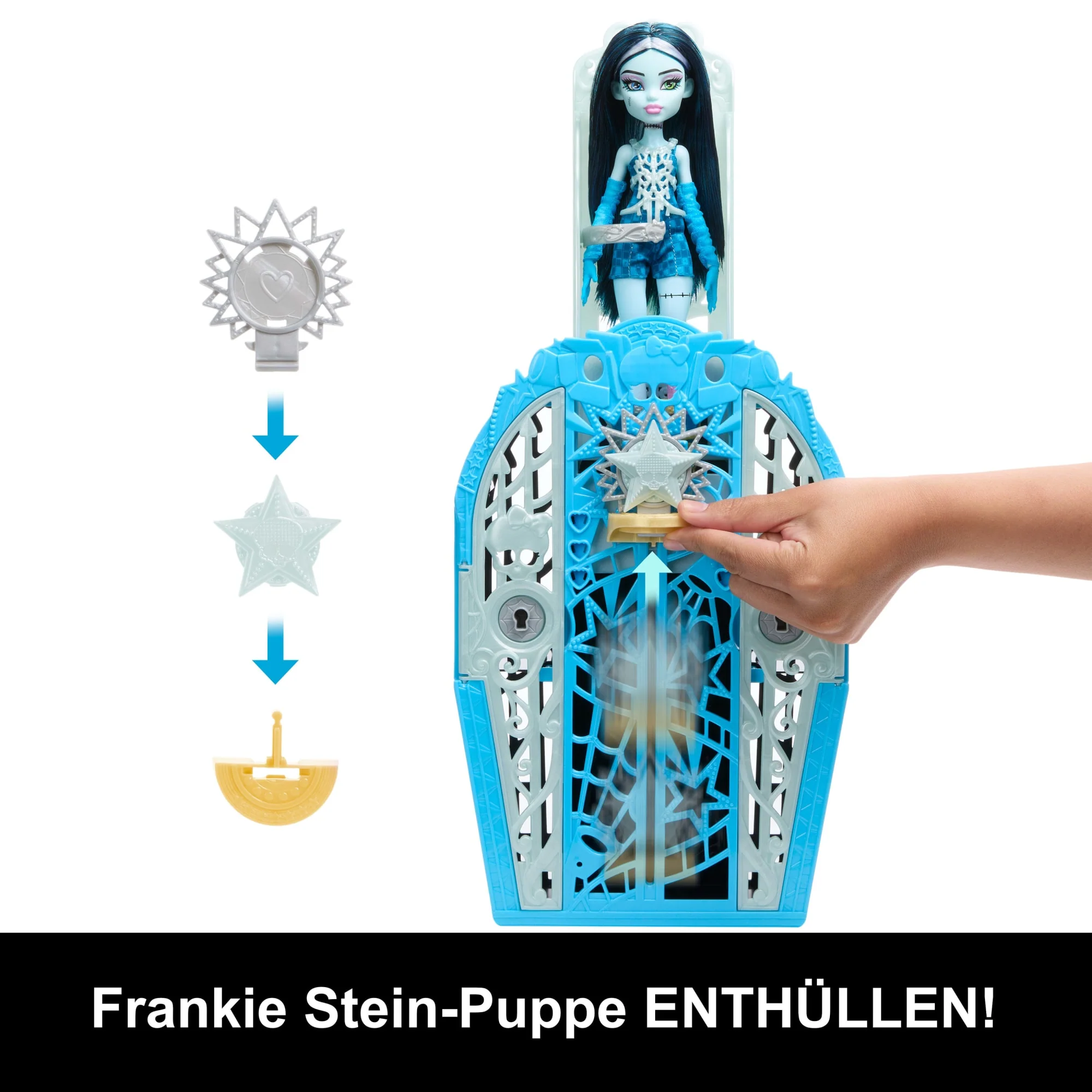 Monster High Skulltimate Secrets Hauntlywood-Mysteries-Spielset, Frankie-Stein-Puppe Mit Mehr Als 19 Überraschungen - Image 5