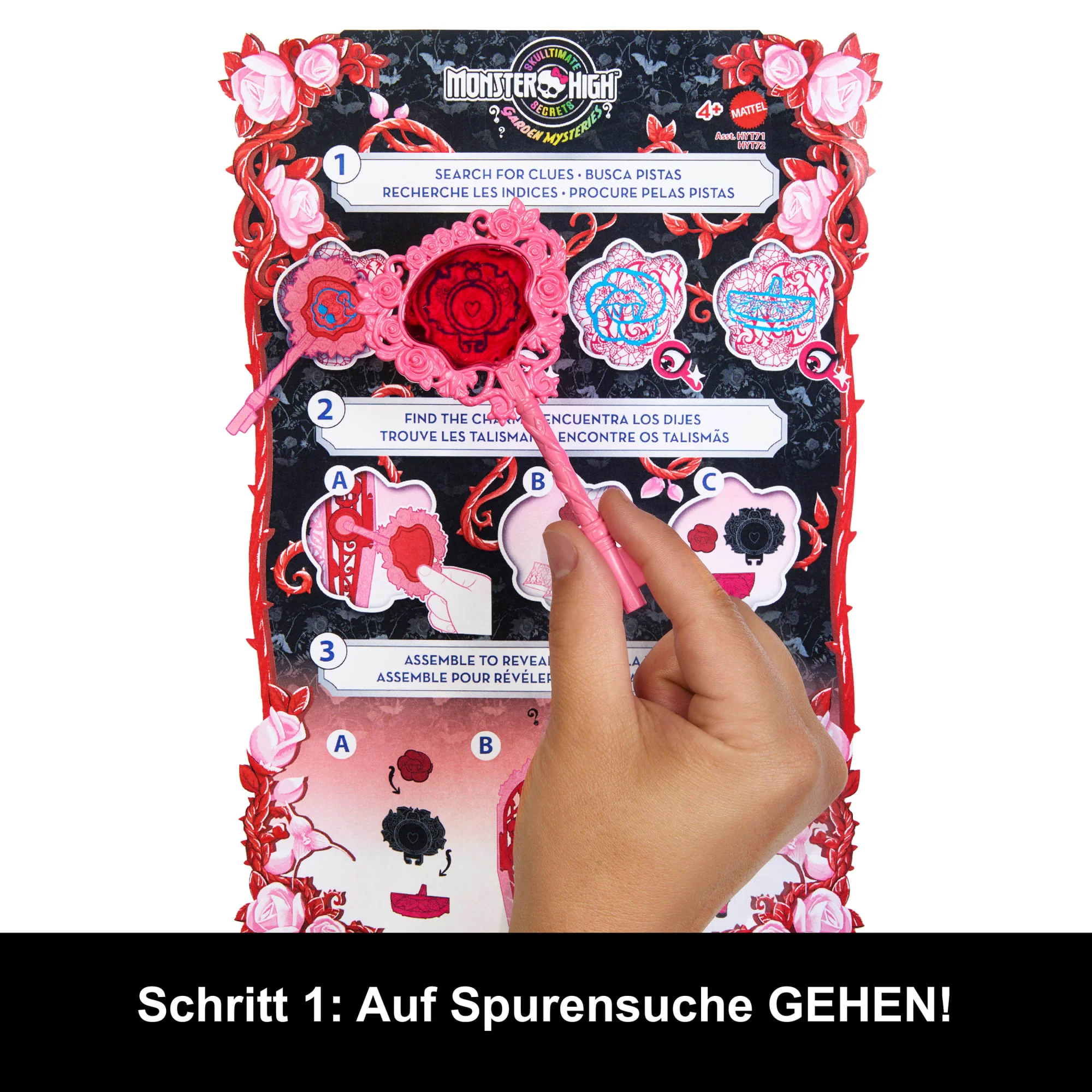 Monster High Skulltimate Secrets Garden Mysteries Spielset, Draculaura Puppe Mit Mehr Als 19 Überraschungen - Image 3
