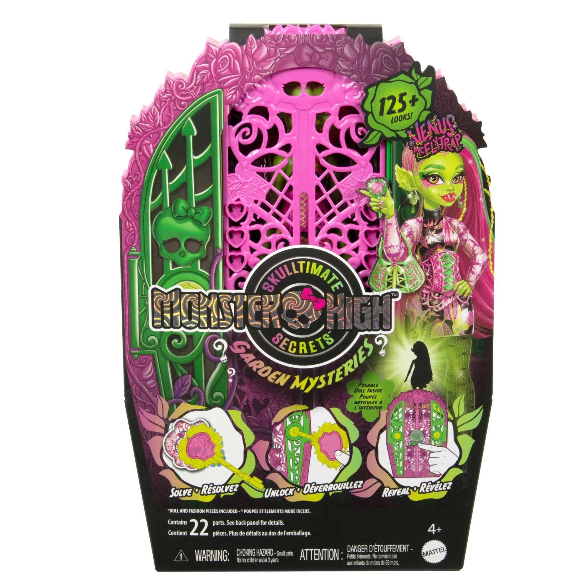 Monster High Skulltimate Secrets Garden Mysteries Spielset, Venus Mcflytrap-Puppe Mit Mehr Als 19 Überraschungen - Image 5