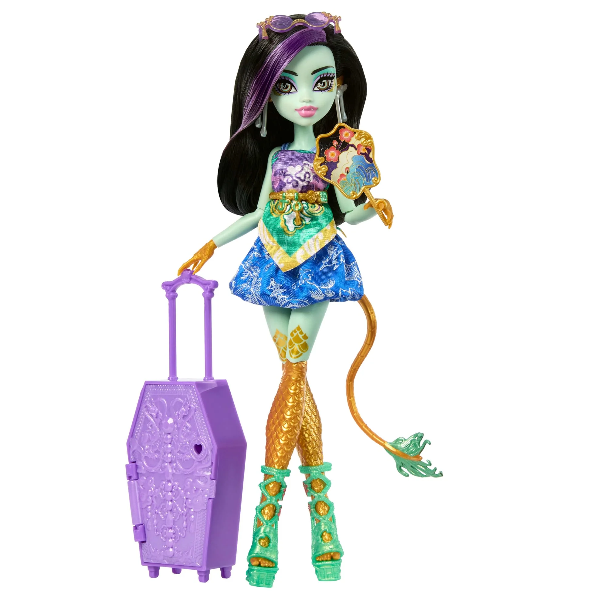 Conjunto De Juego Monster High Skulltimate Secrets Gore-Geous Oasis Con Muñeca Lagoona Blue Y Accesorios - Image 3